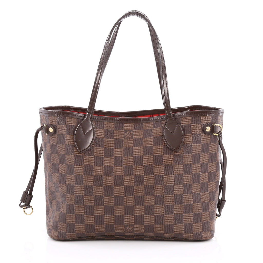 Buy Louis Vuitton Neverfull Tote Damier PM Brown 2027703 – Trendlee