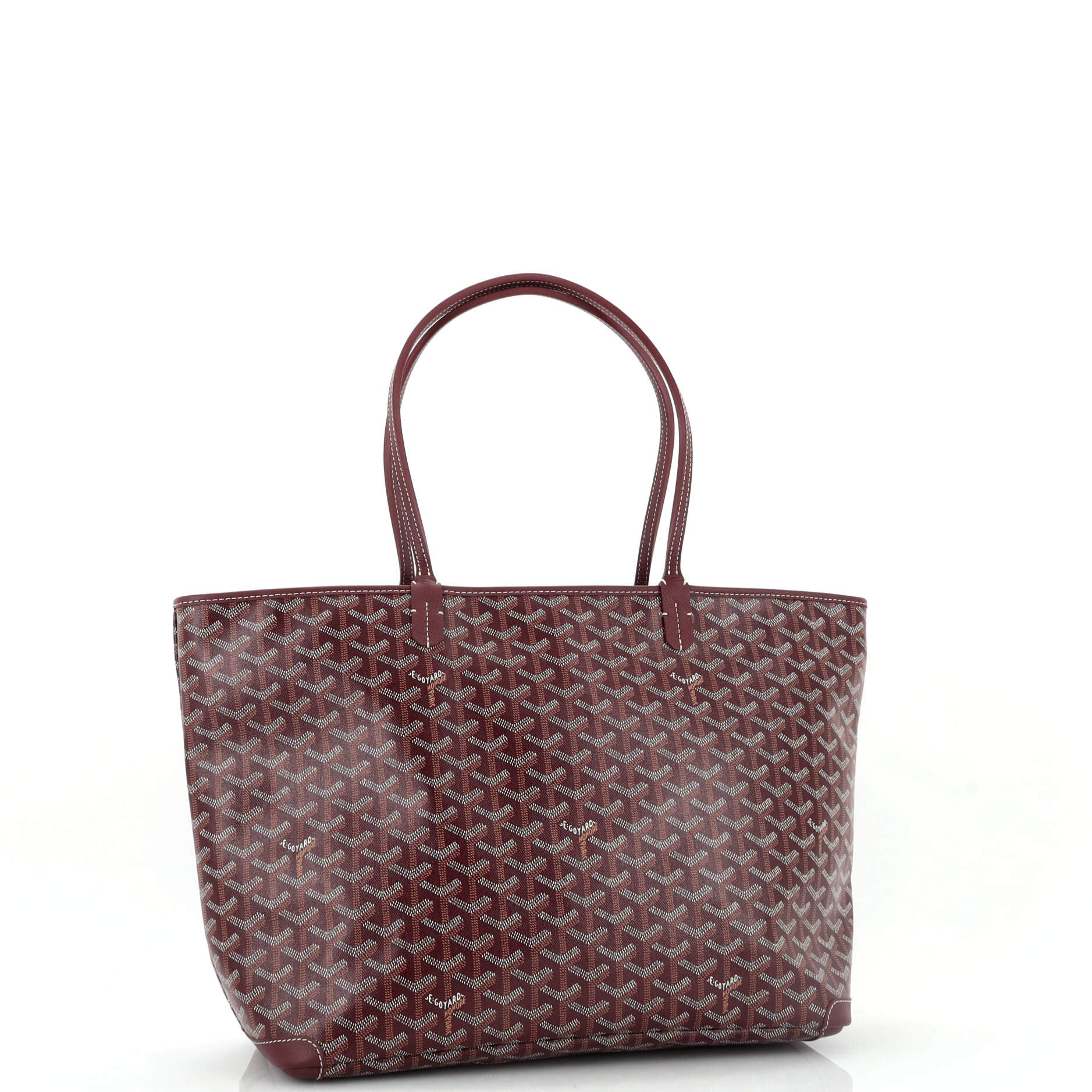 Goyard Brown Goyardine Coated Canvas and Leather Artois MM Tote Goyard