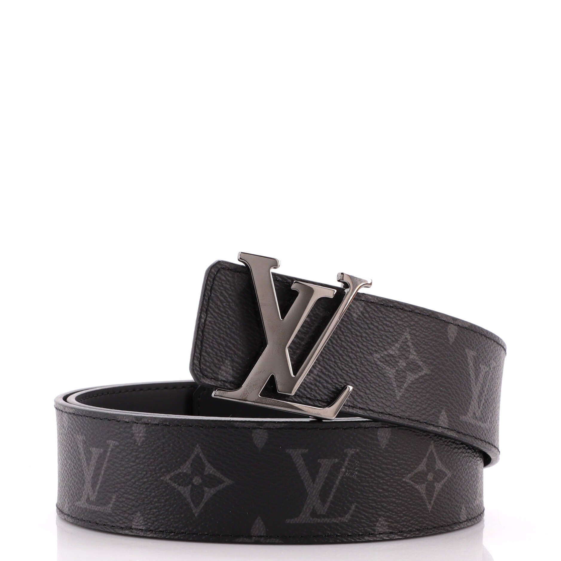 Louis Vuitton Leather LV Pyramide Cities Exclusive Reversible Belt