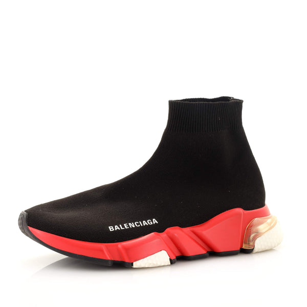 baden Fruitig Geurloos Balenciaga Men's Speed Sneakers Recycled Knit Black 2030721
