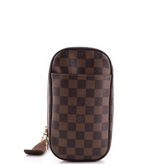 Louis Vuitton Pochette Gange Brown Cloth ref.878065 - Joli Closet