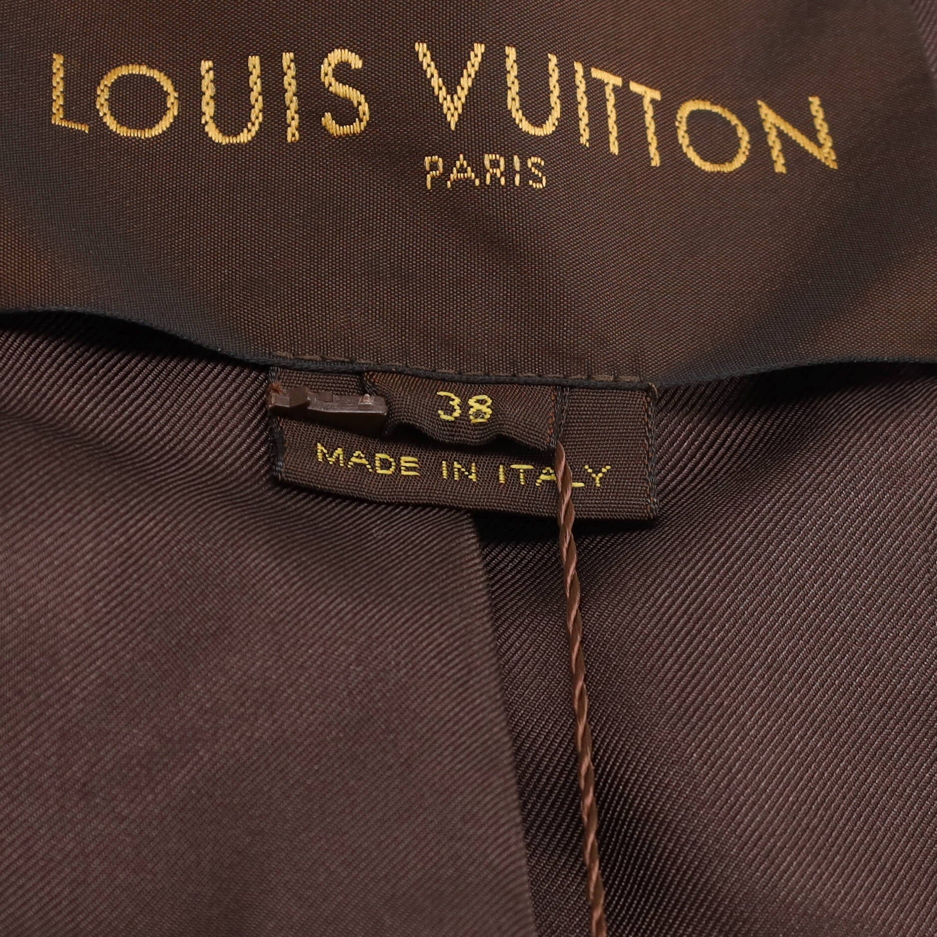 Louis Vuitton Graphic Lv Jacquard Zipped Cape