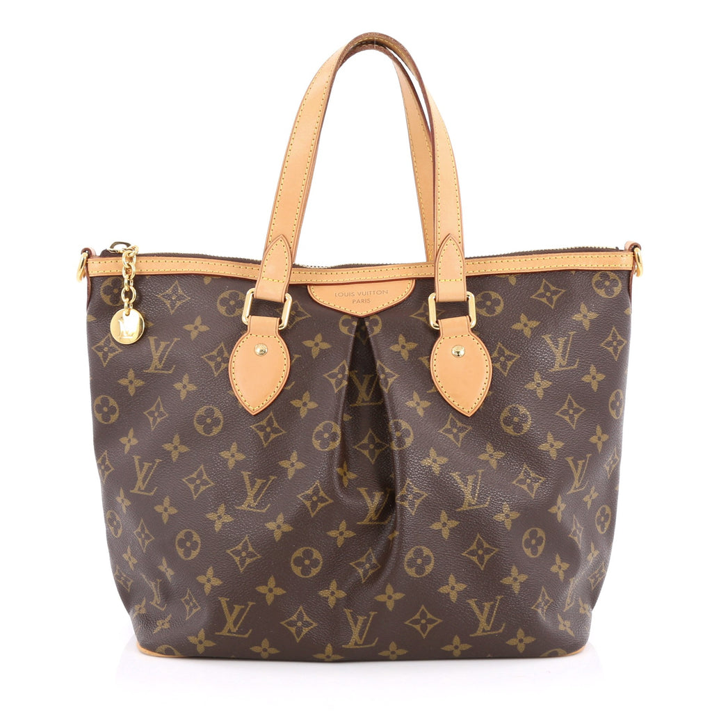 Buy Louis Vuitton Palermo Handbag Monogram Canvas PM Brown 2033801 – Rebag