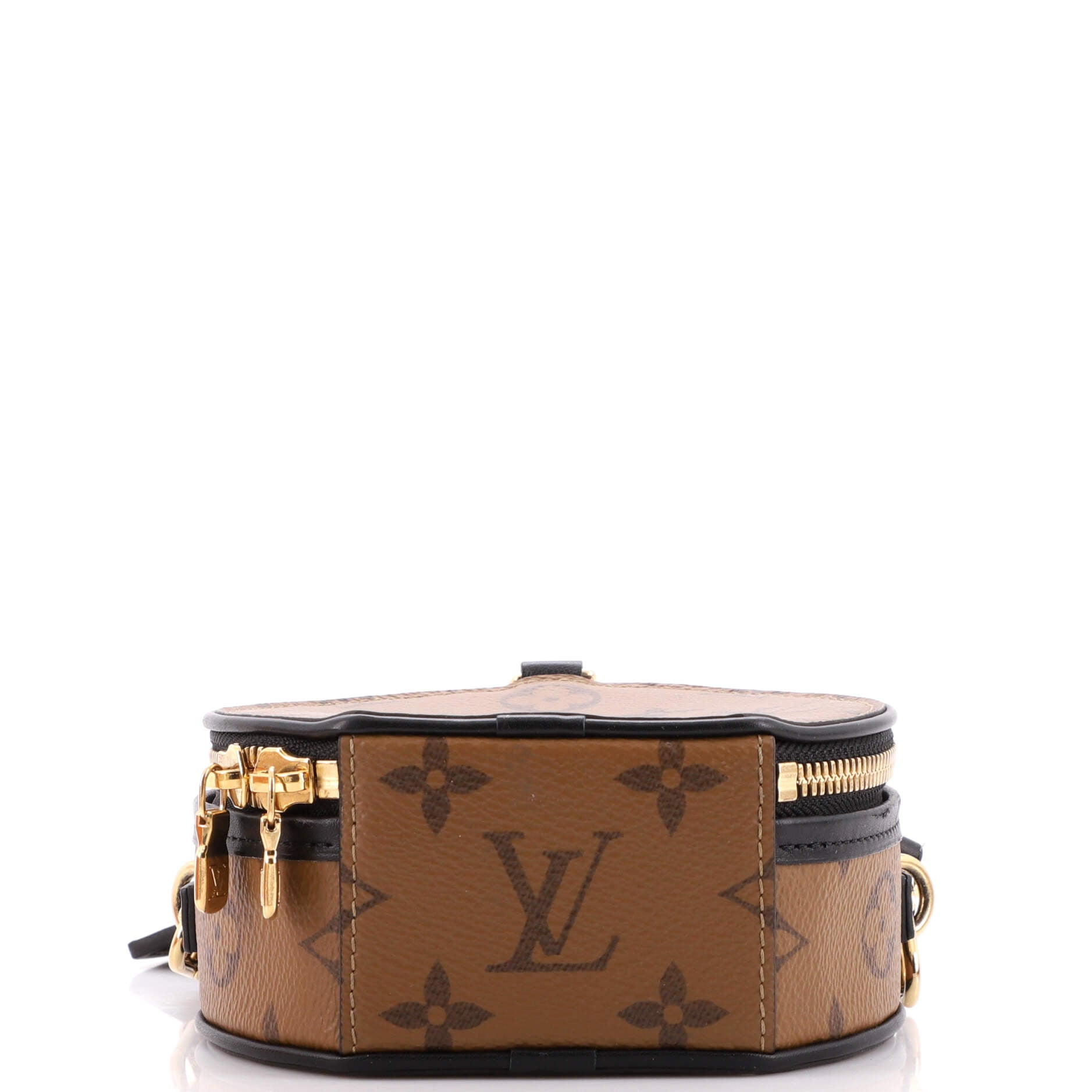 Louis Vuitton Steamer Bag Monogram Canvas with LV Friends Patch Xs Brown