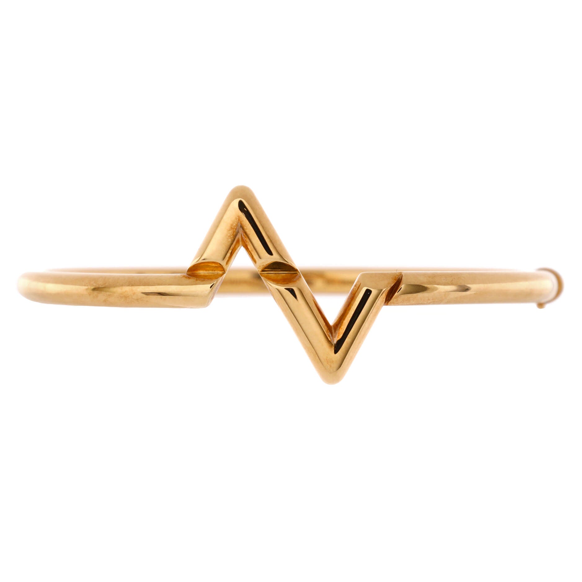 Louis Vuitton LV Volt Upside Down Ring, Yellow Gold Gold. Size 48