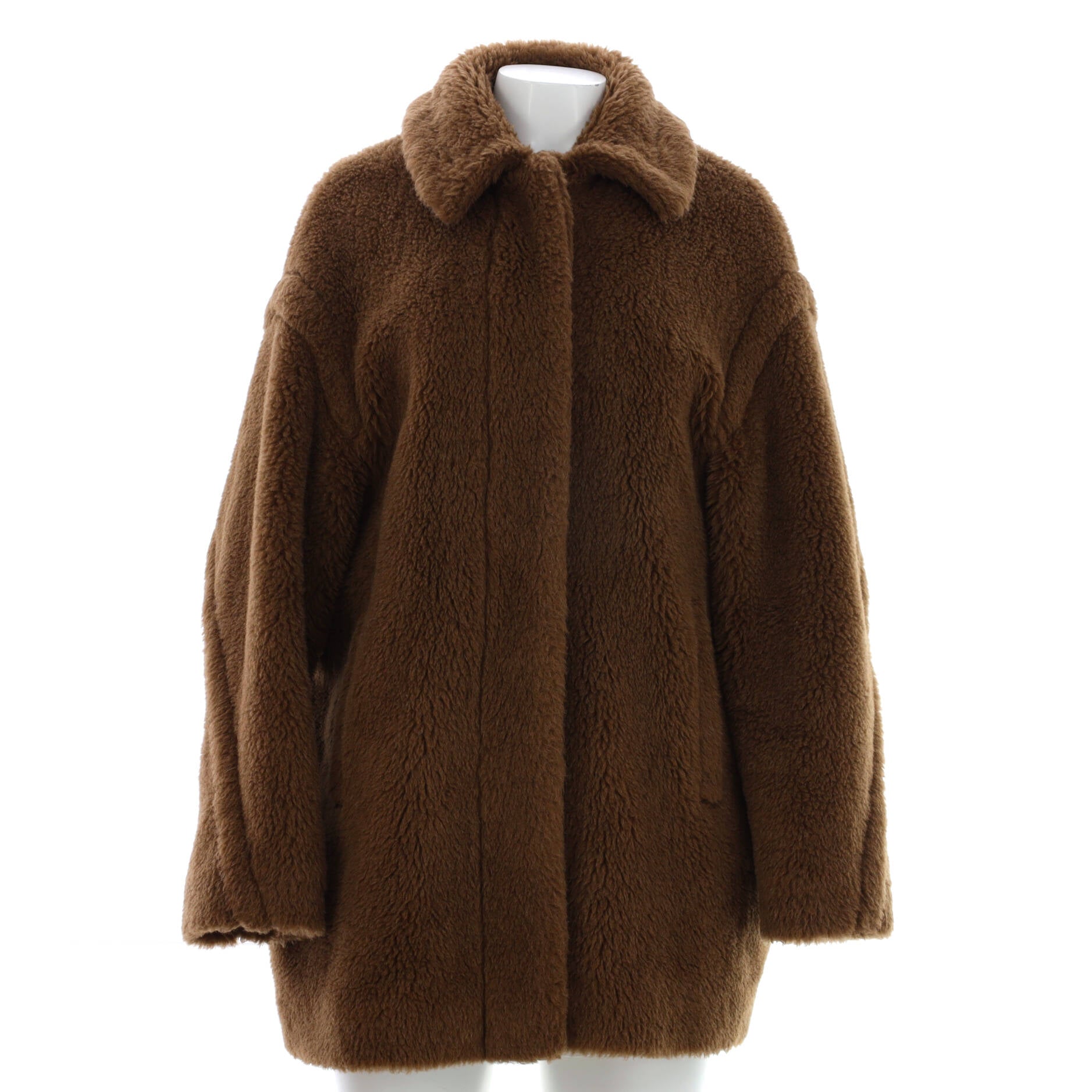 Max Mara Teddy Bear Icon Faux Fur Coat