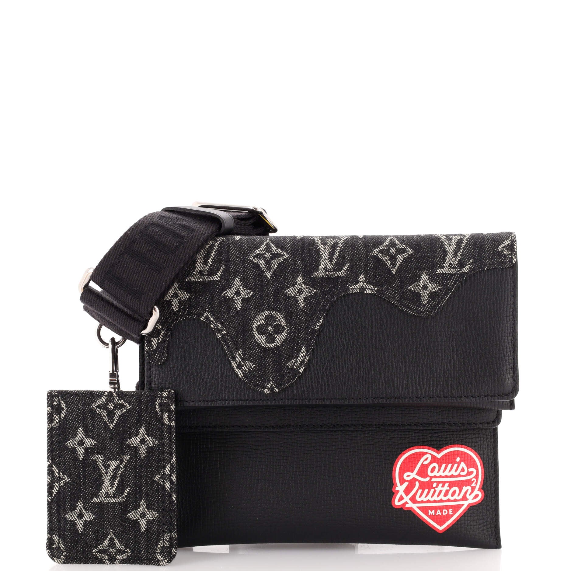 Louis Vuitton Trio Messenger Graphit Shoulder Bag PVC Leather