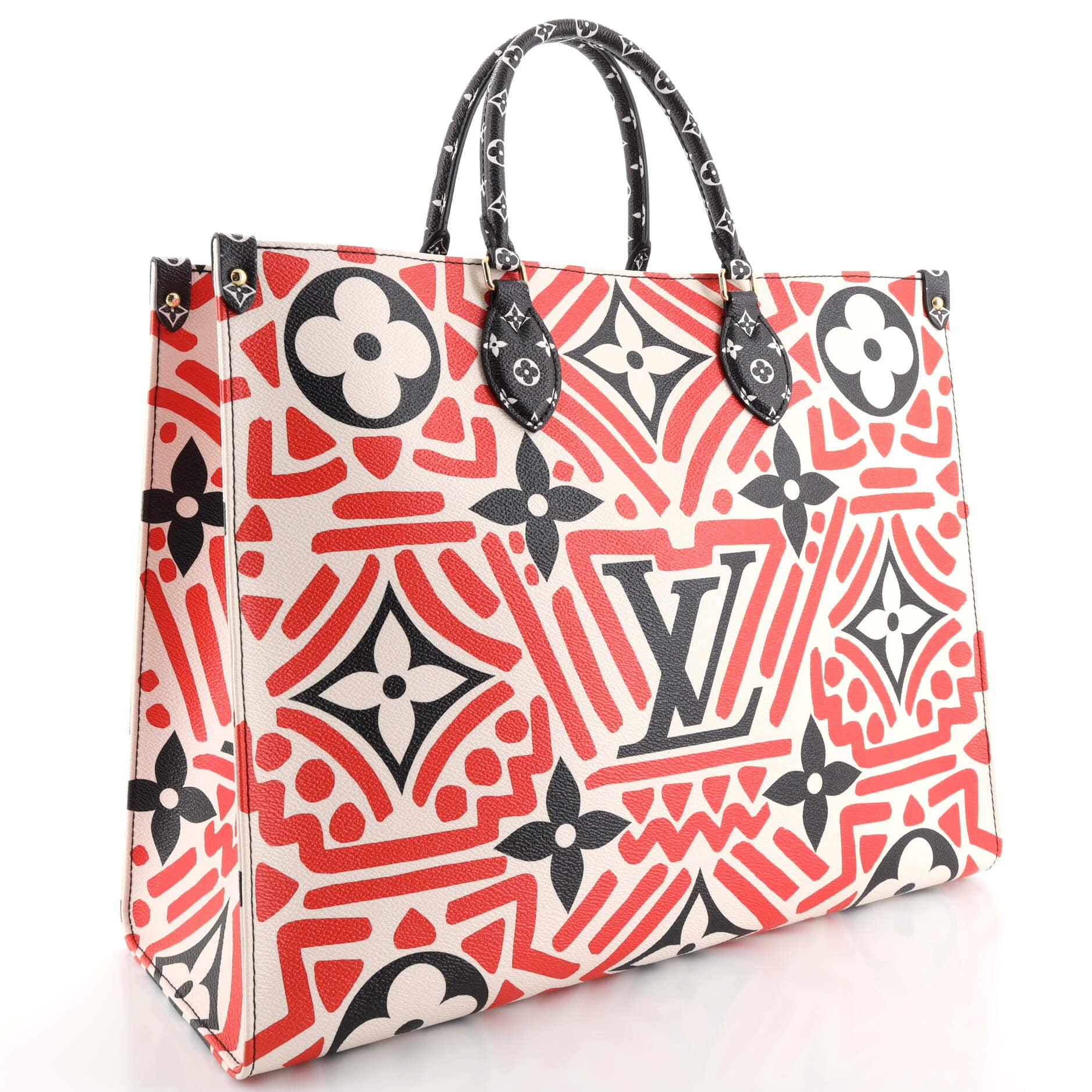 Louis Vuitton Limited Edition Crafty Giant Monogram Onthego GM in Red