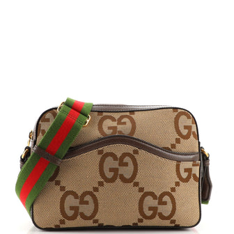 Gucci Messenger Bag Jumbo GG Canvas Brown 204415267