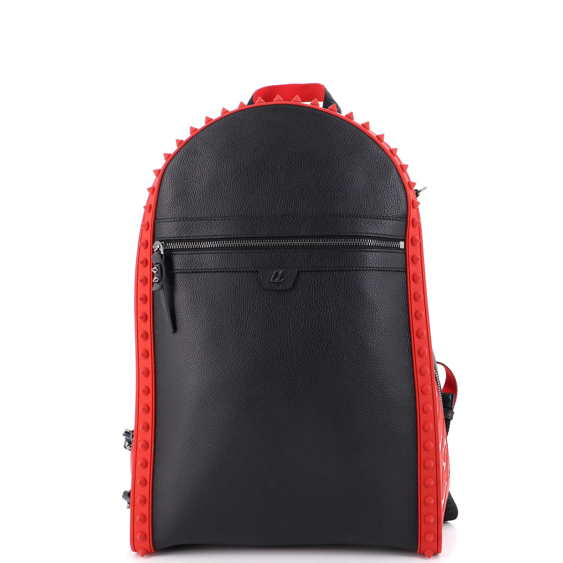 Christian Louboutin Loubifunk Spike Panel Calfskin Backpack