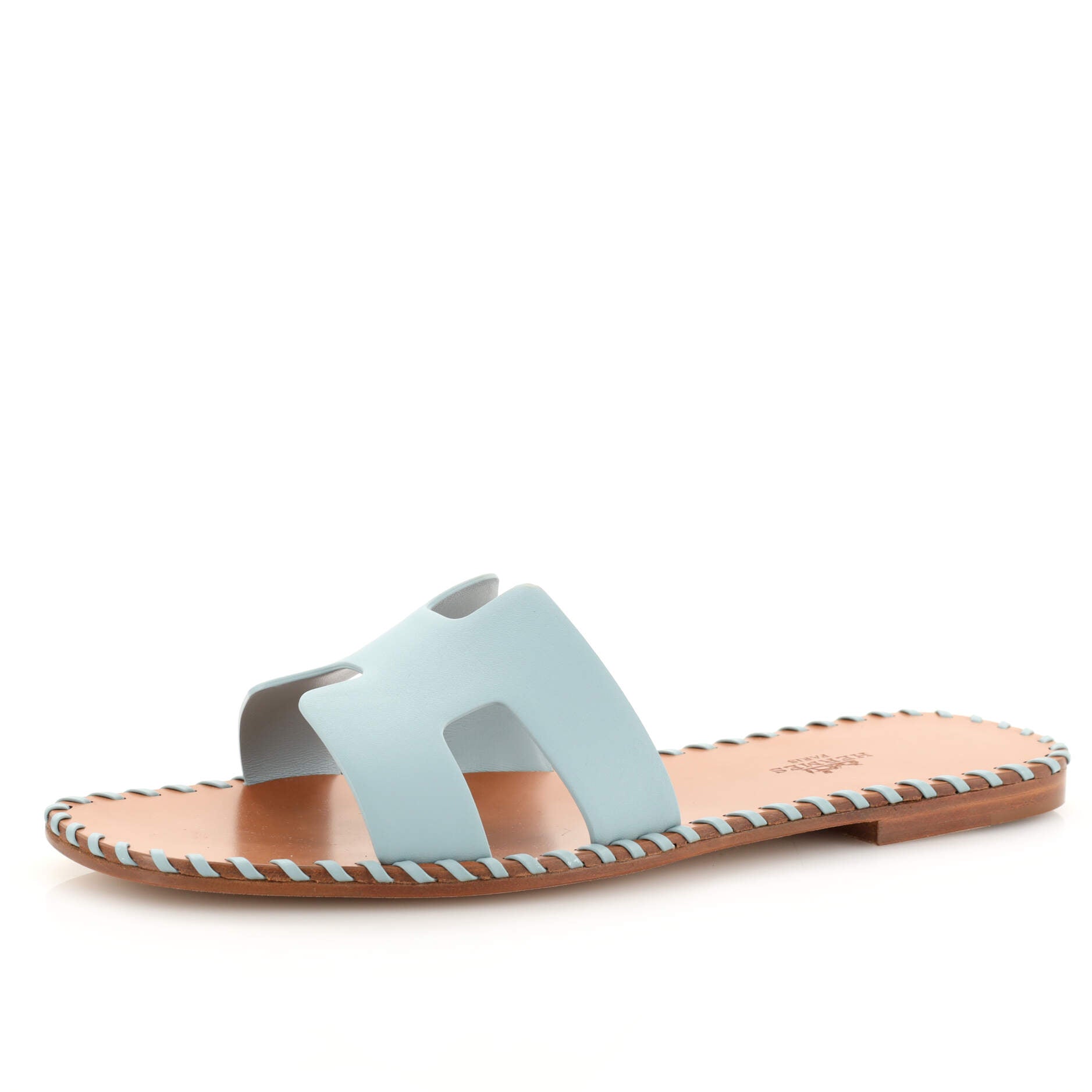 Hermès Lizard Oran Slide Sandals  Sandals, Hermes oran sandals, Women's  shoes sandals