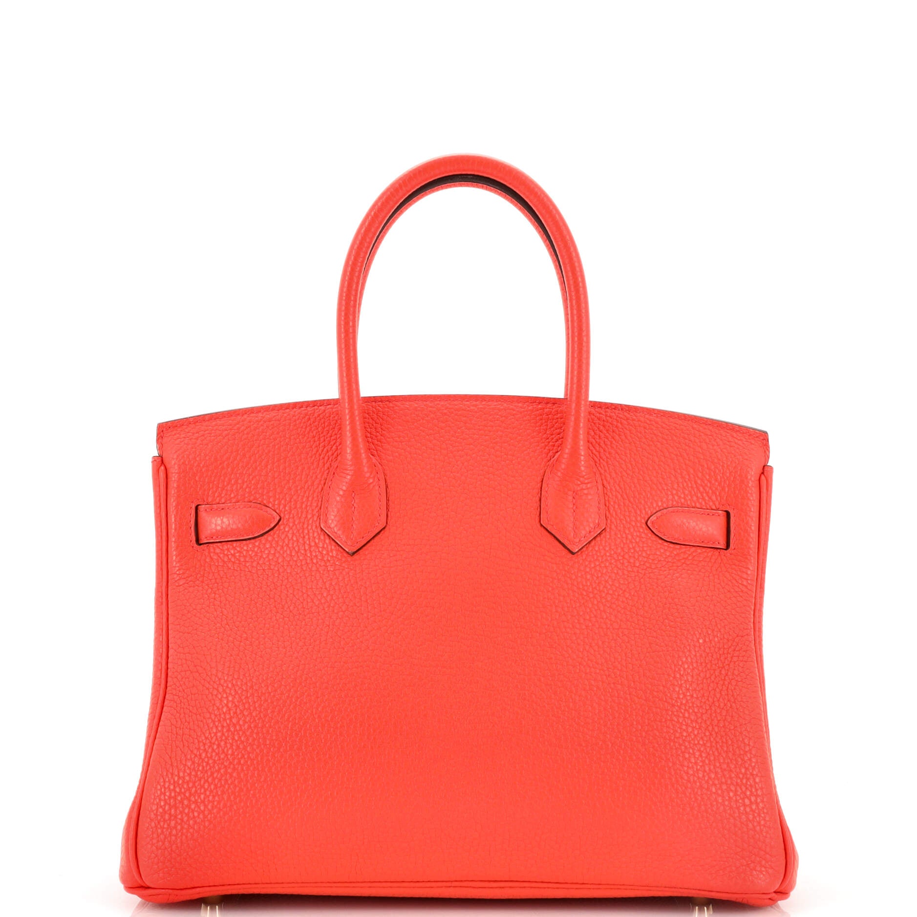 Hermes Birkin 25 Poppy Orange Togo Leather Gold Hardware