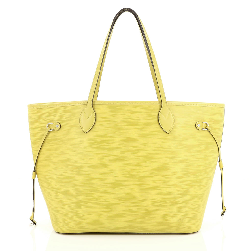 Buy Louis Vuitton Neverfull Tote Epi Leather MM Yellow 2047401 – Trendlee