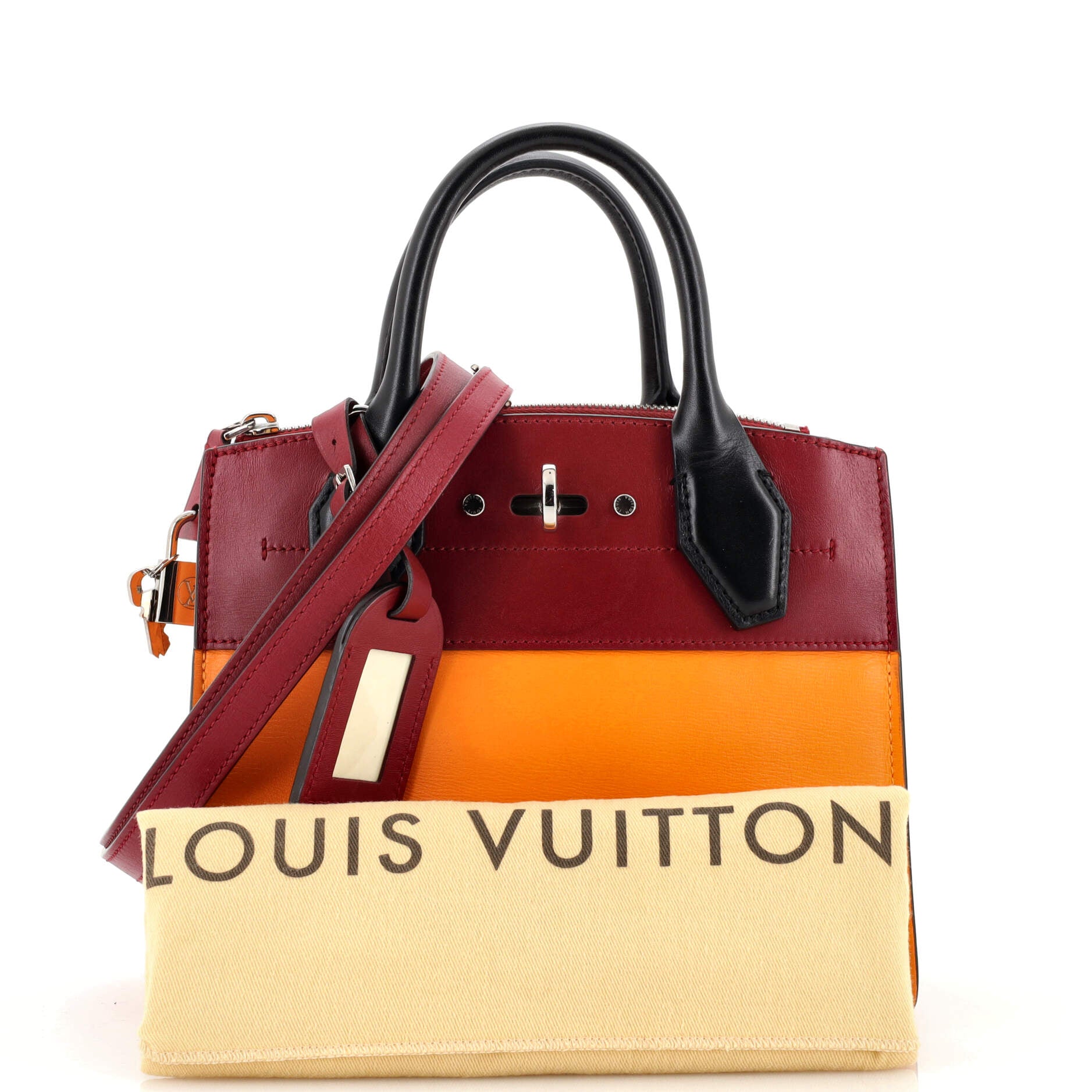 Louis Vuitton Safran Leather City Steamer PM Bag Louis Vuitton