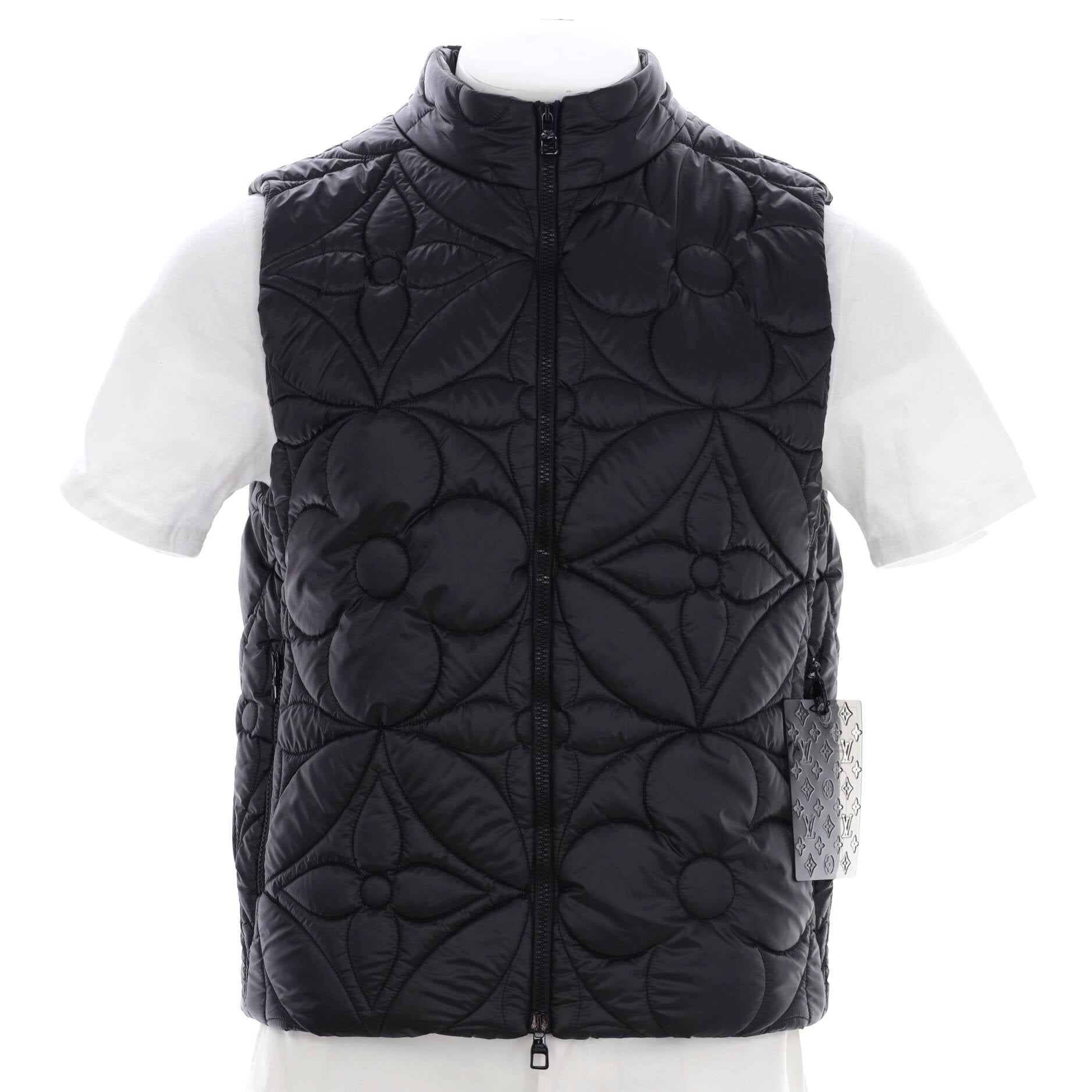 Louis Vuitton blue Padded Monogram Gilet