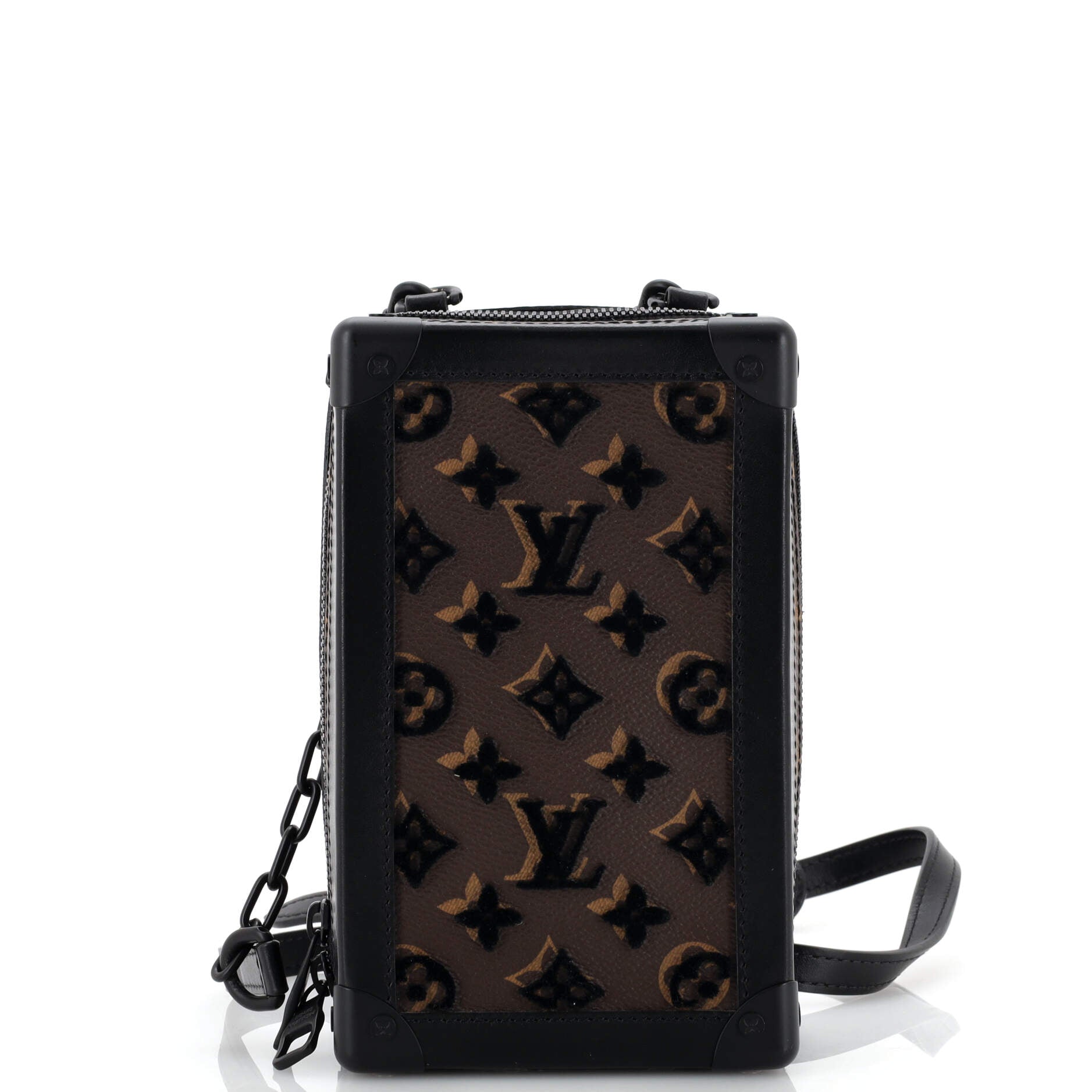 Louis Vuitton Monogram Tuffetage Vertical Soft Trunk PM