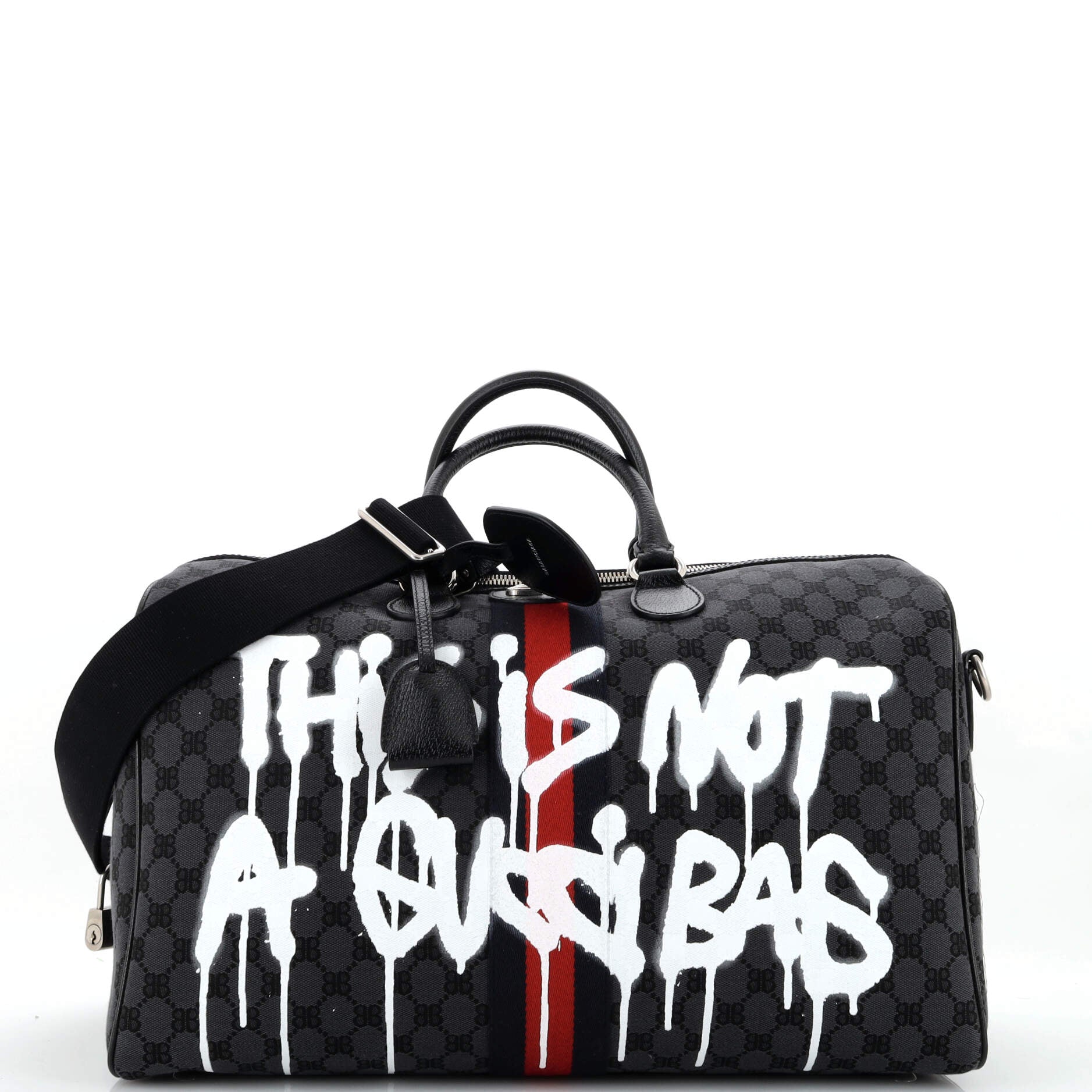 Gucci x Balenciaga The Hacker Project Graffiti Medium Tote Bag