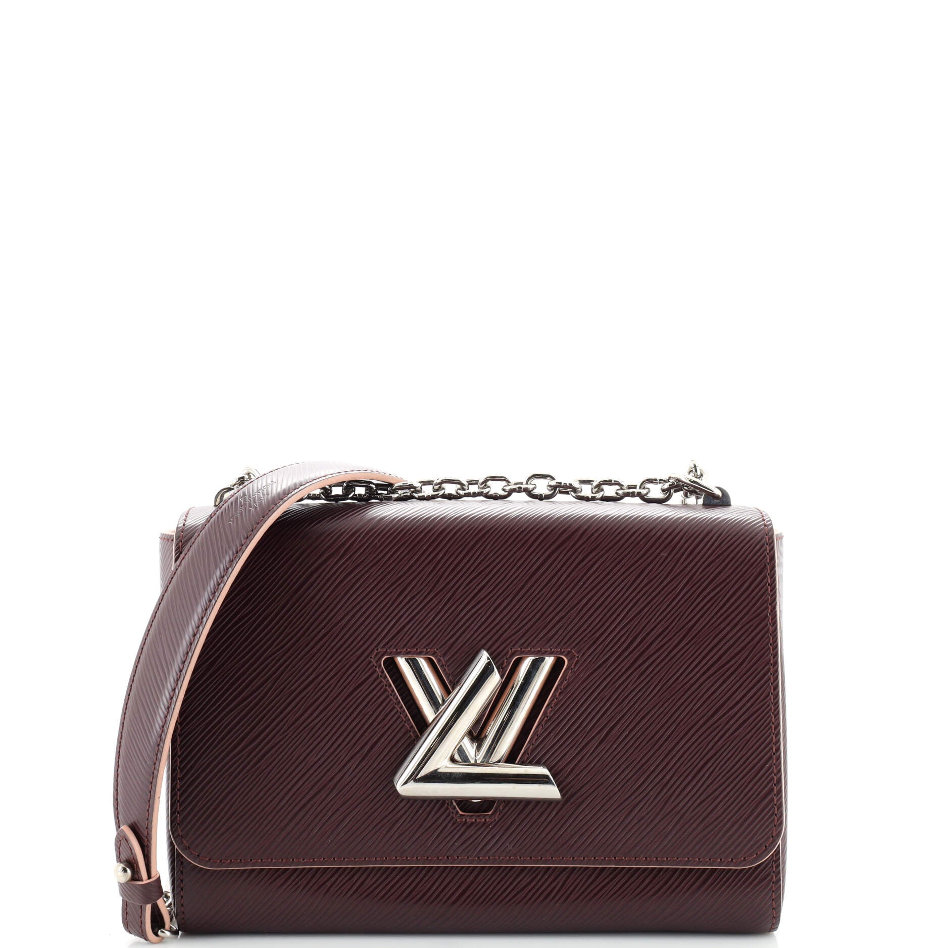 Louis Vuitton Pink EPI Twist Bag mm Silver Hardware