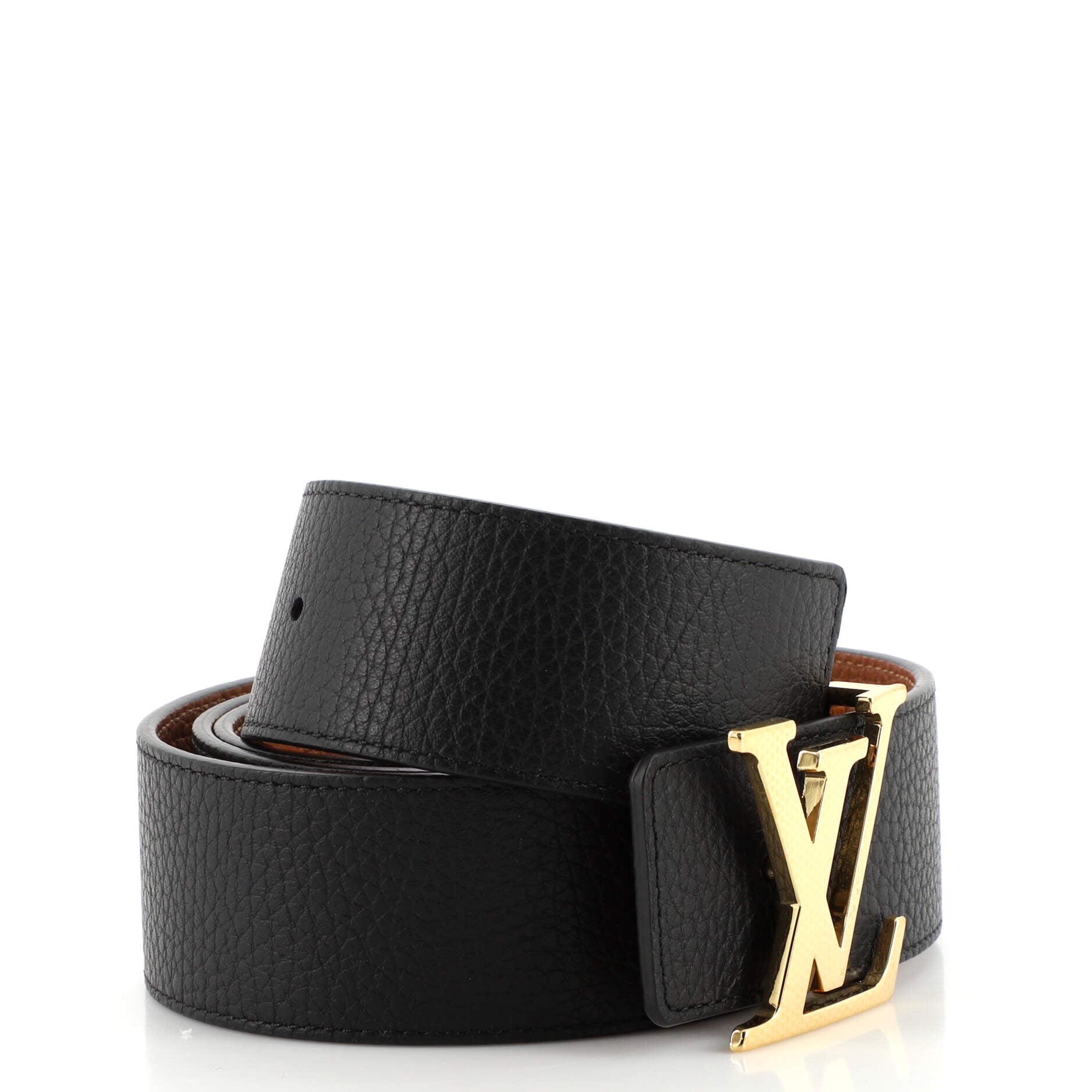 Louis Vuitton 2014 Pre-owned Damier Graphite Reversible Belt - Black