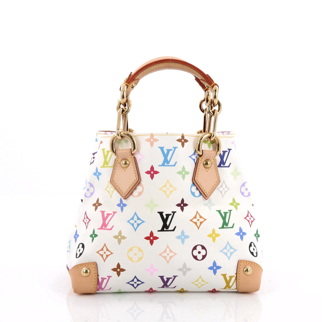 Buy Louis Vuitton Audra Handbag Monogram Multicolor White 2065008 – Rebag