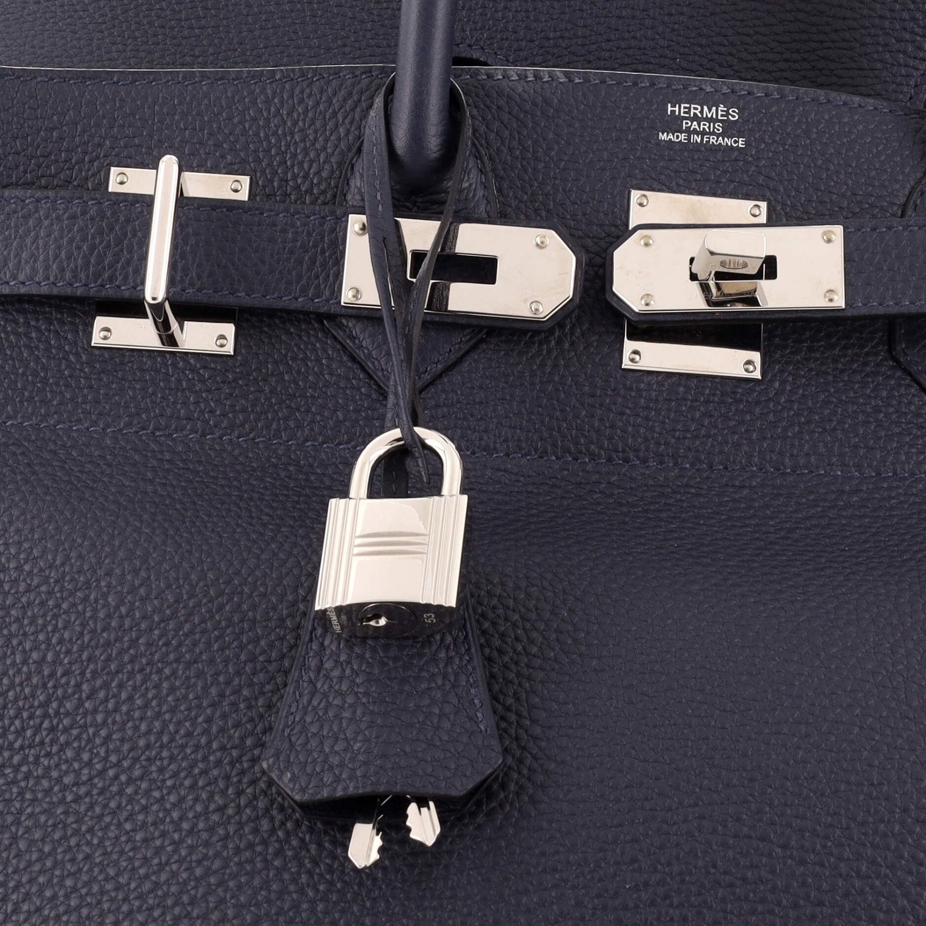 2019 Hermes 24/24 35 Bleu Nuit Togo Palladium Hardware