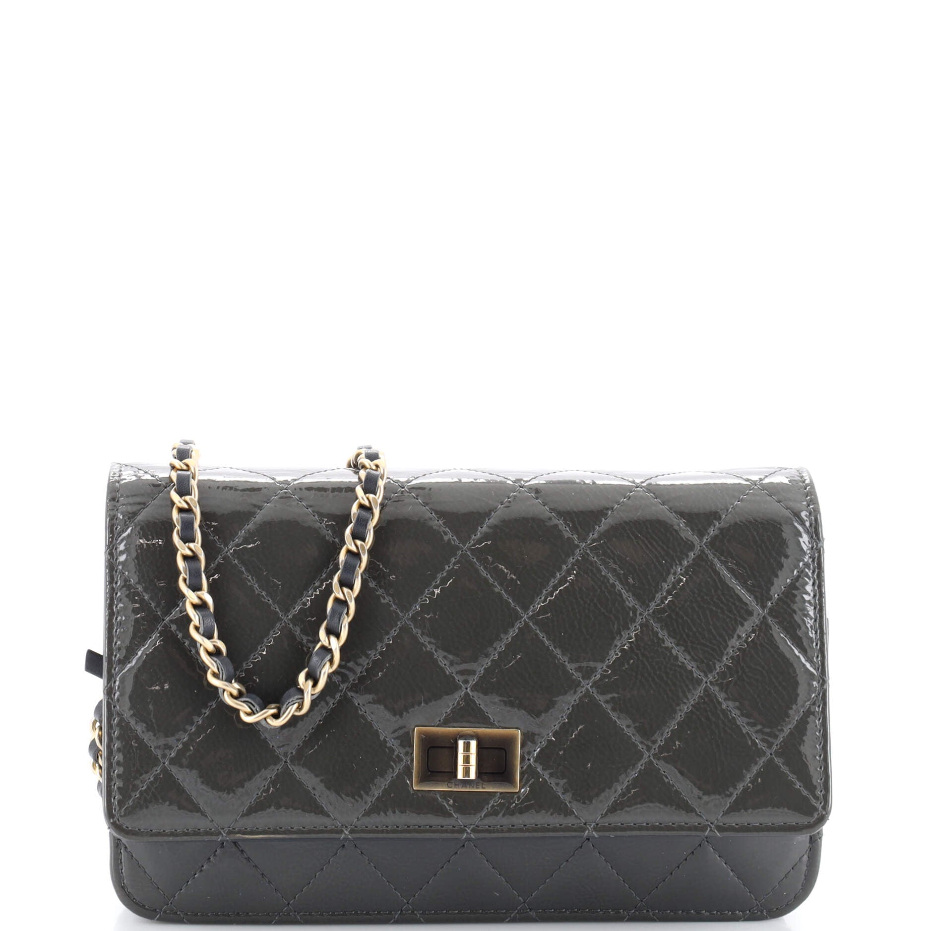 Chanel, Inc. Chanel 22 mini handbag, Shiny calfskin & gold-tone