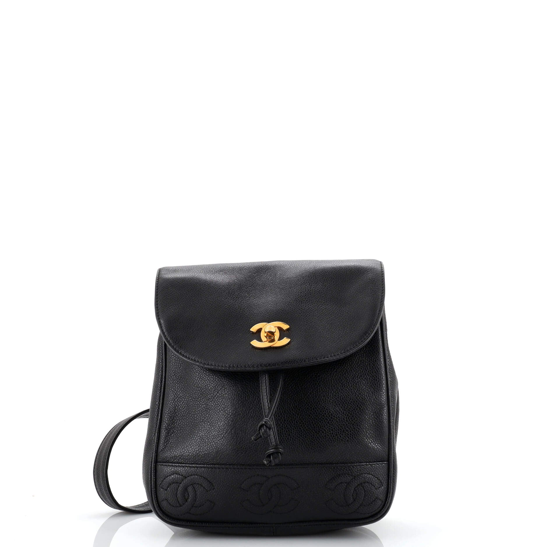 CHANEL Pre-Owned 1997 Triple CC Backpack - Black for Women