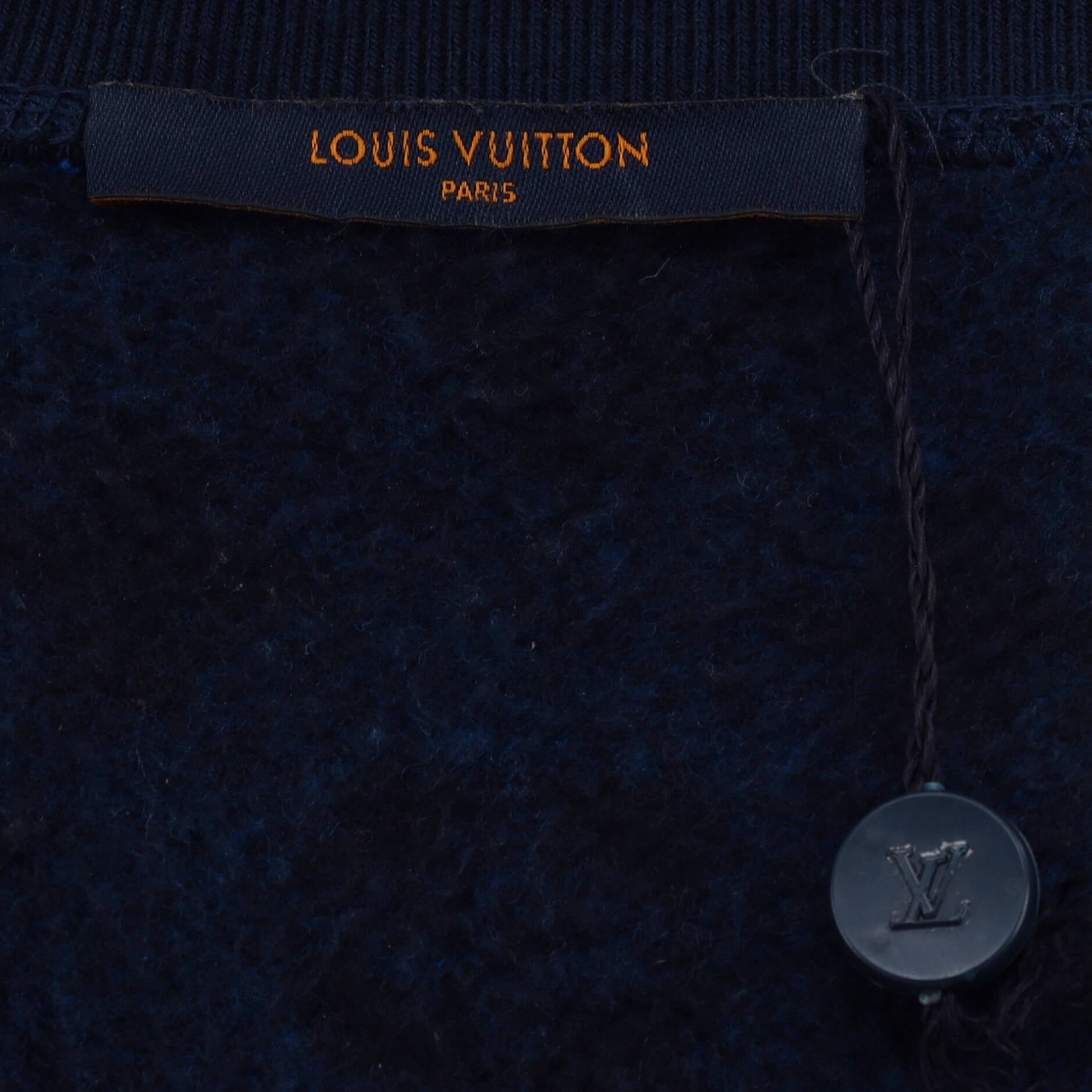 Louis Vuitton Men's Crewneck Sweater Cotton and Acrylic Blend