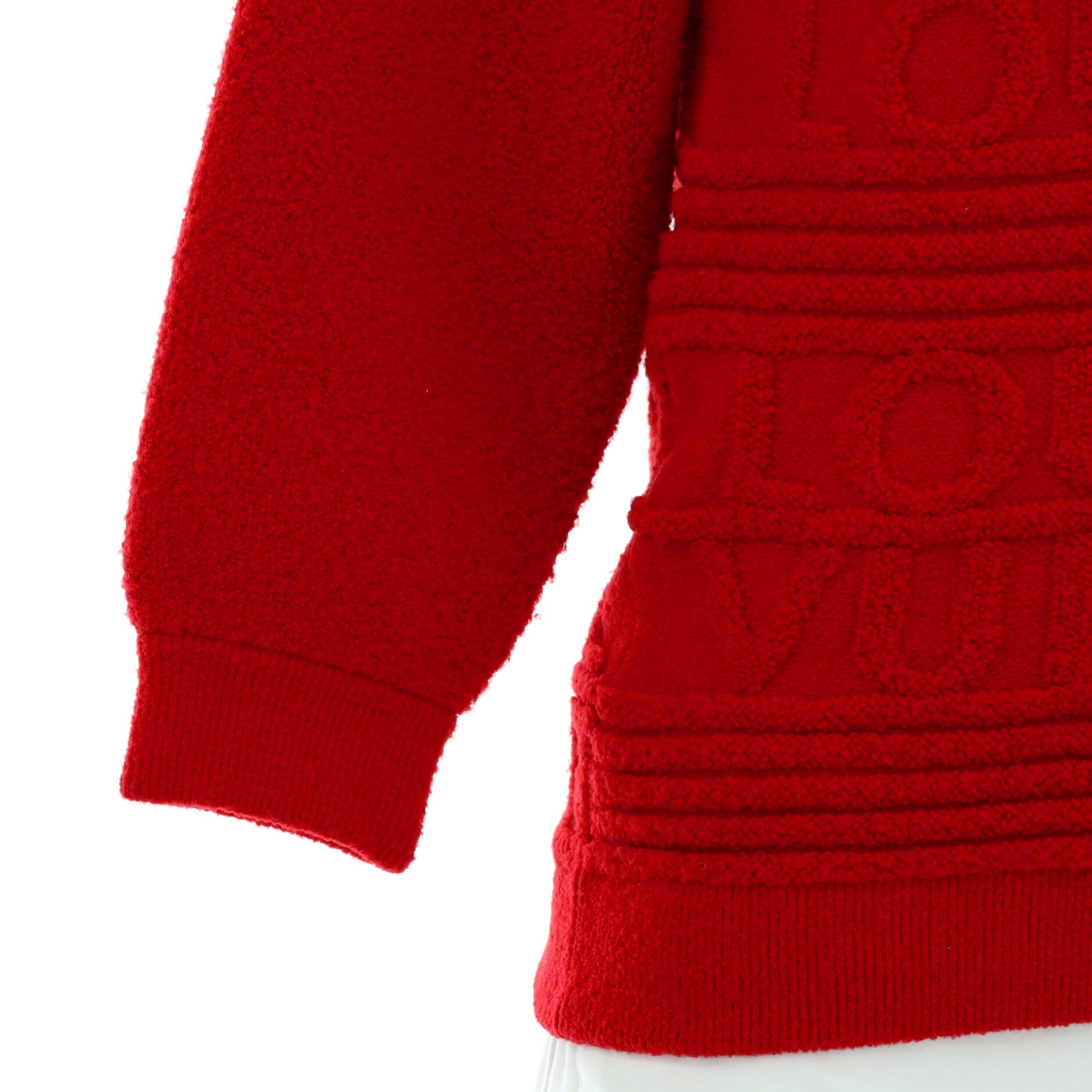 Louis Vuitton Men's Crewneck Sweater Cotton and Acrylic Blend Monogram  Jacquard