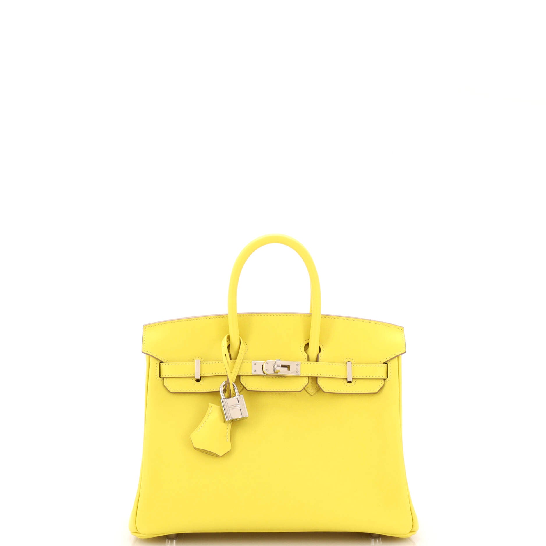 Hermes Birkin Bag Togo Leather Palladium Hardware In Yellow