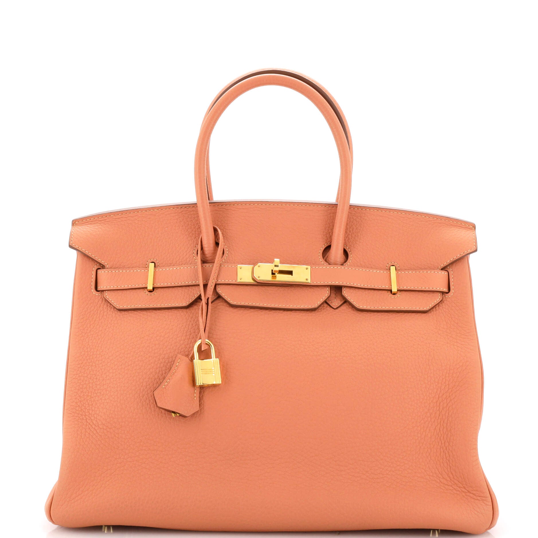 Hermes Birkin 35 Rouge Sellier Clemence Gold Hardware