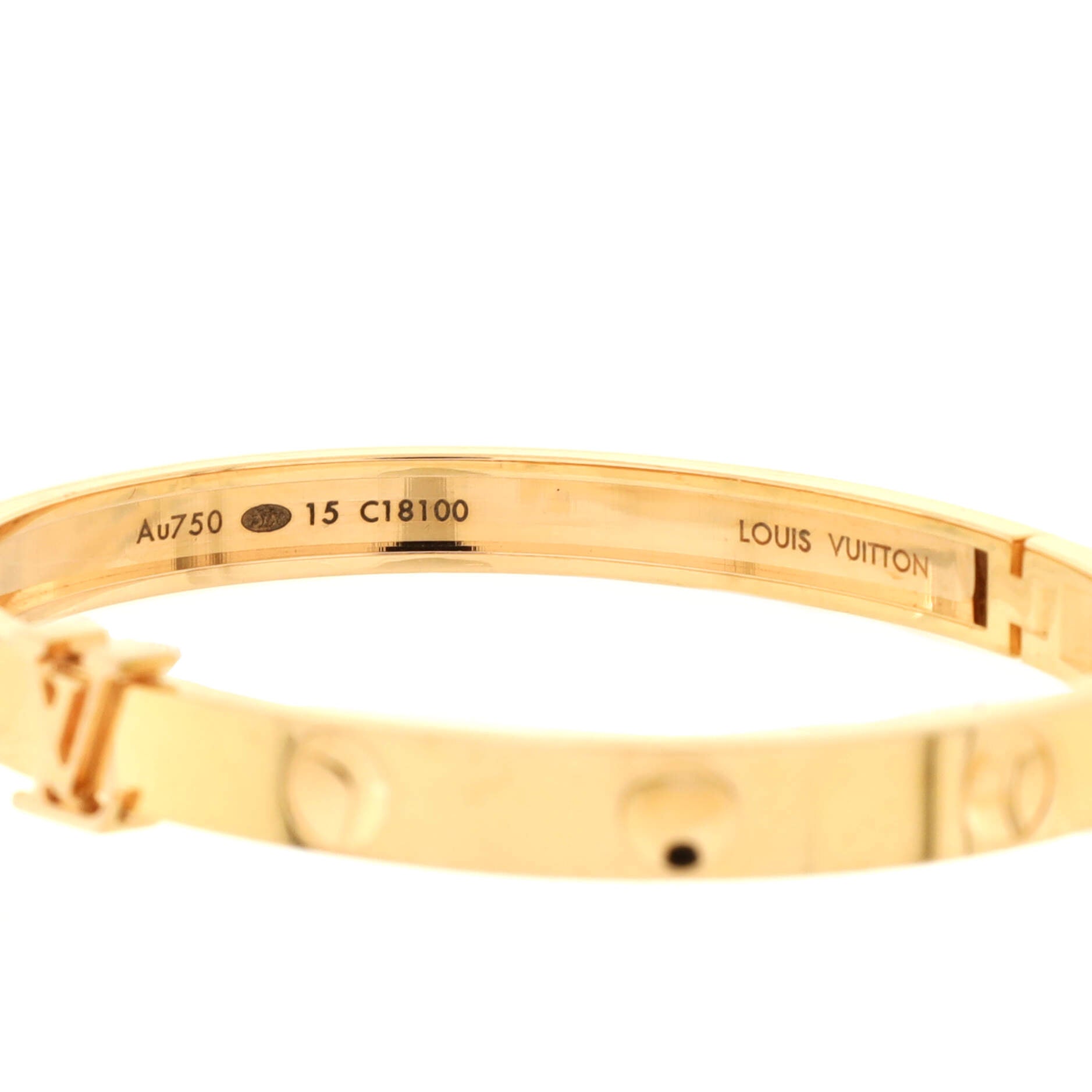 Louis Vuitton 'LV' Space Bracelet - Blue, Brass Wrap, Bracelets - LOU781478