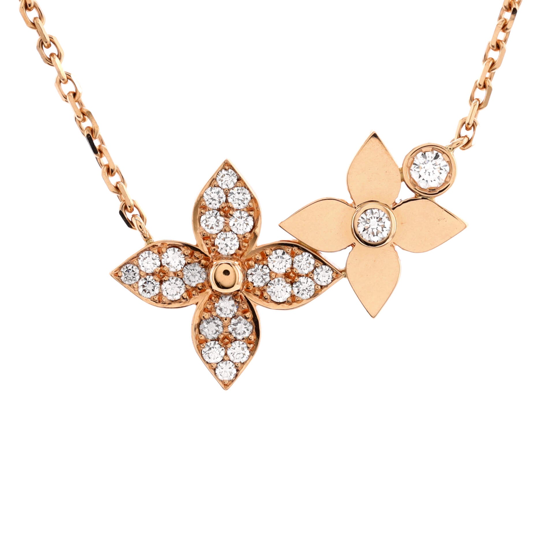 Louis Vuitton Color Blossom Sun Pendant Necklace - 18K Rose Gold Pendant  Necklace, Necklaces - LOU239973