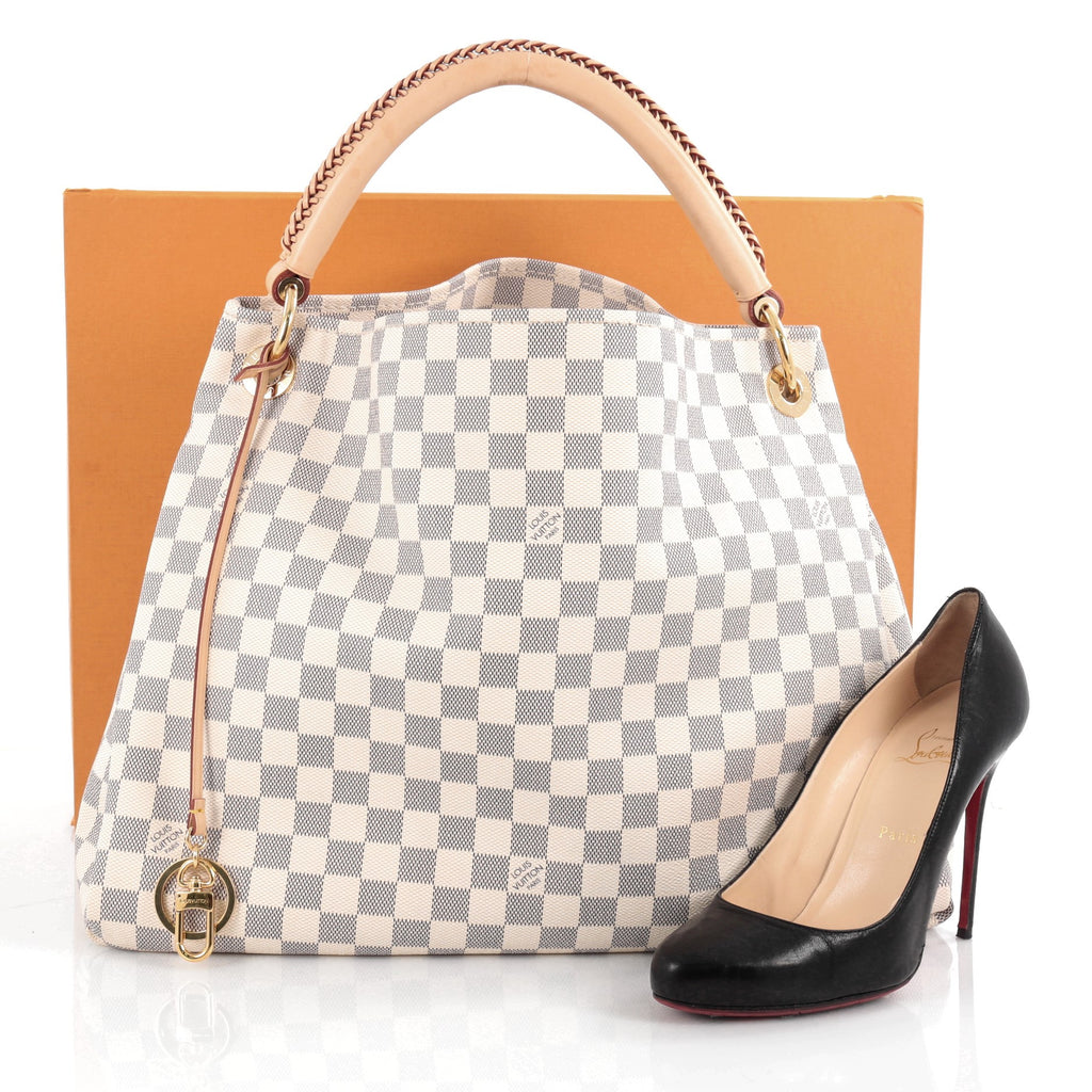 Buy Louis Vuitton Artsy Handbag Damier MM White 2082301 – Trendlee