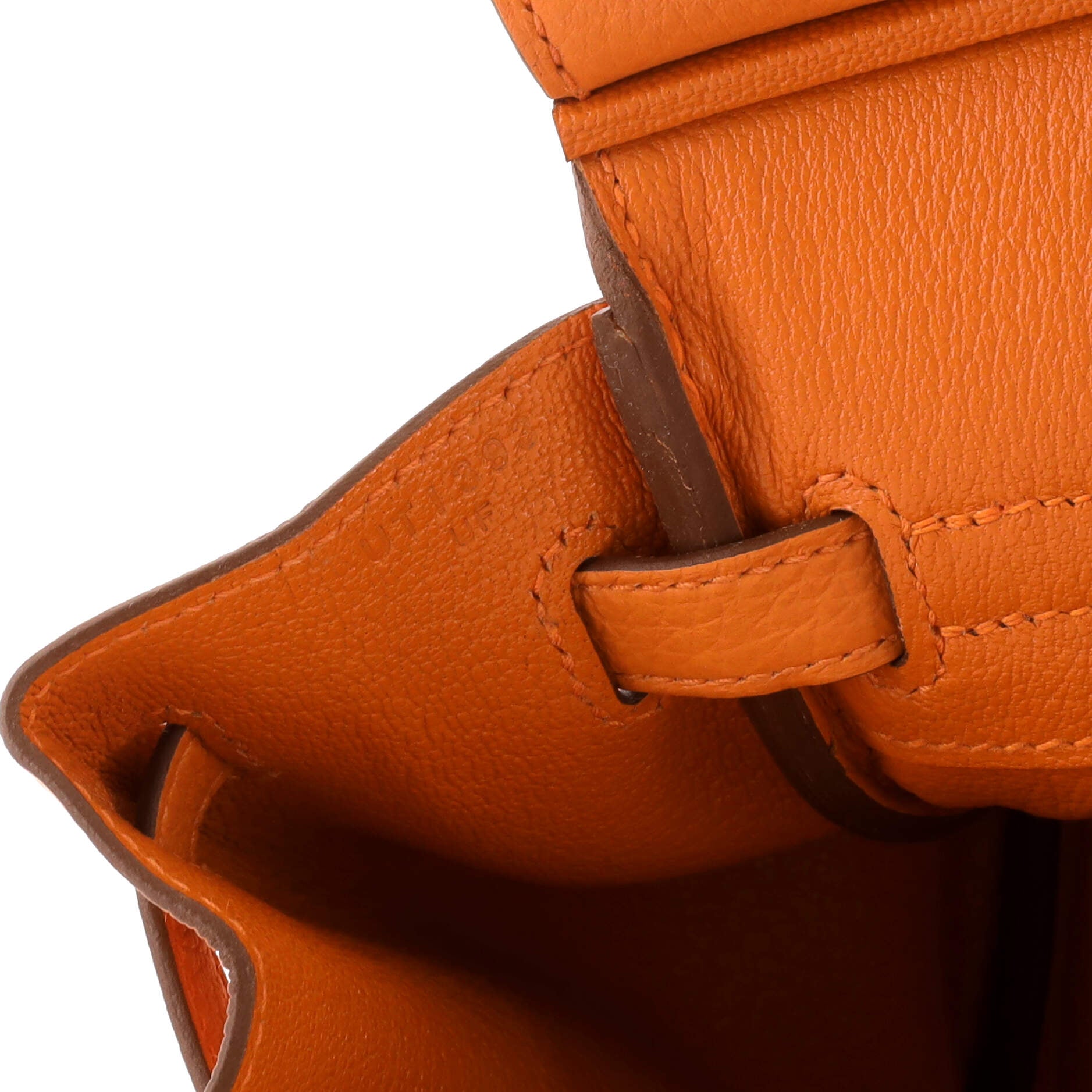 Hermès Birkin 25 Bag H Orange Togo Leather - Palladium Hardware