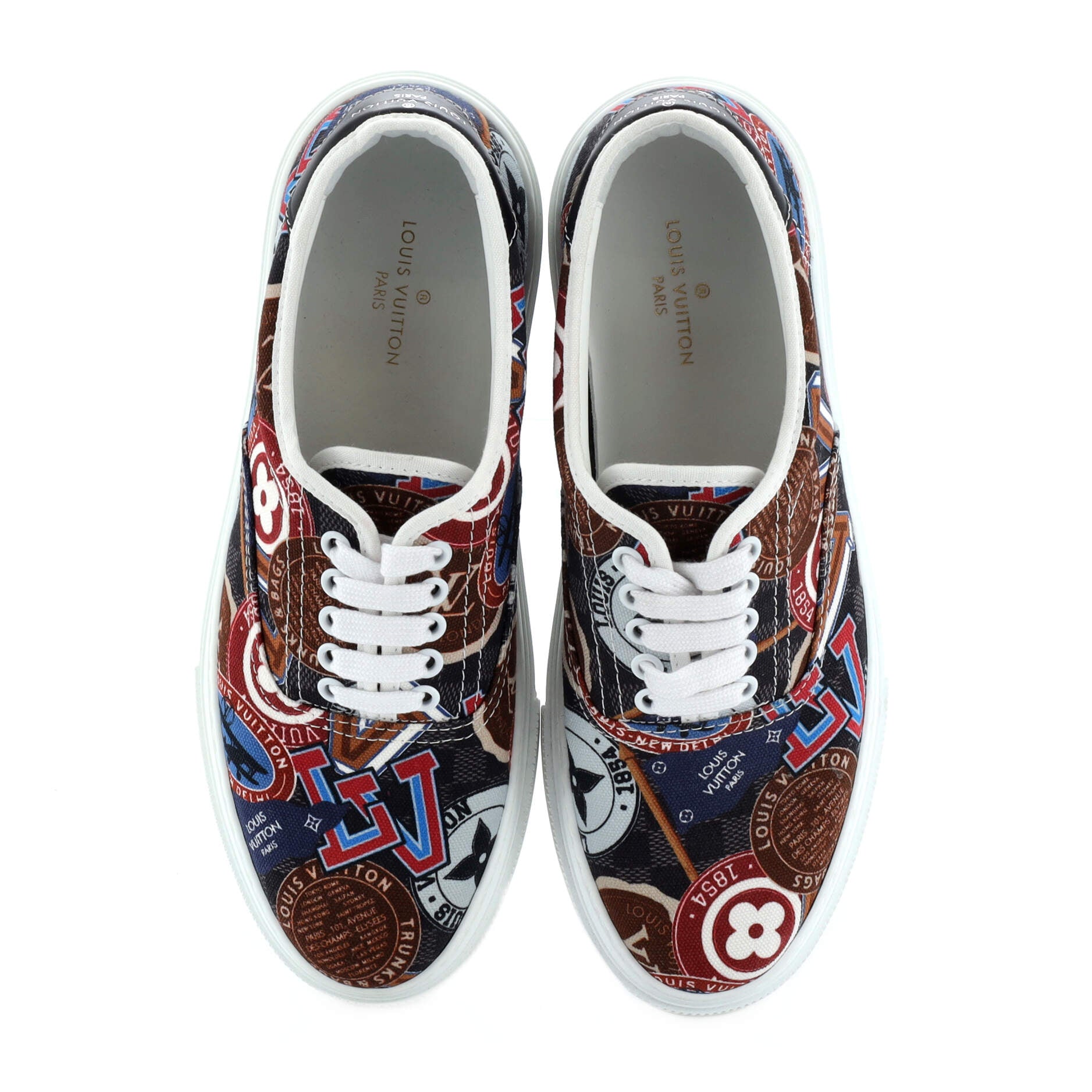 Louis Vuitton Louis Vuitton Trocadero Richelieu Low Top Sneakers