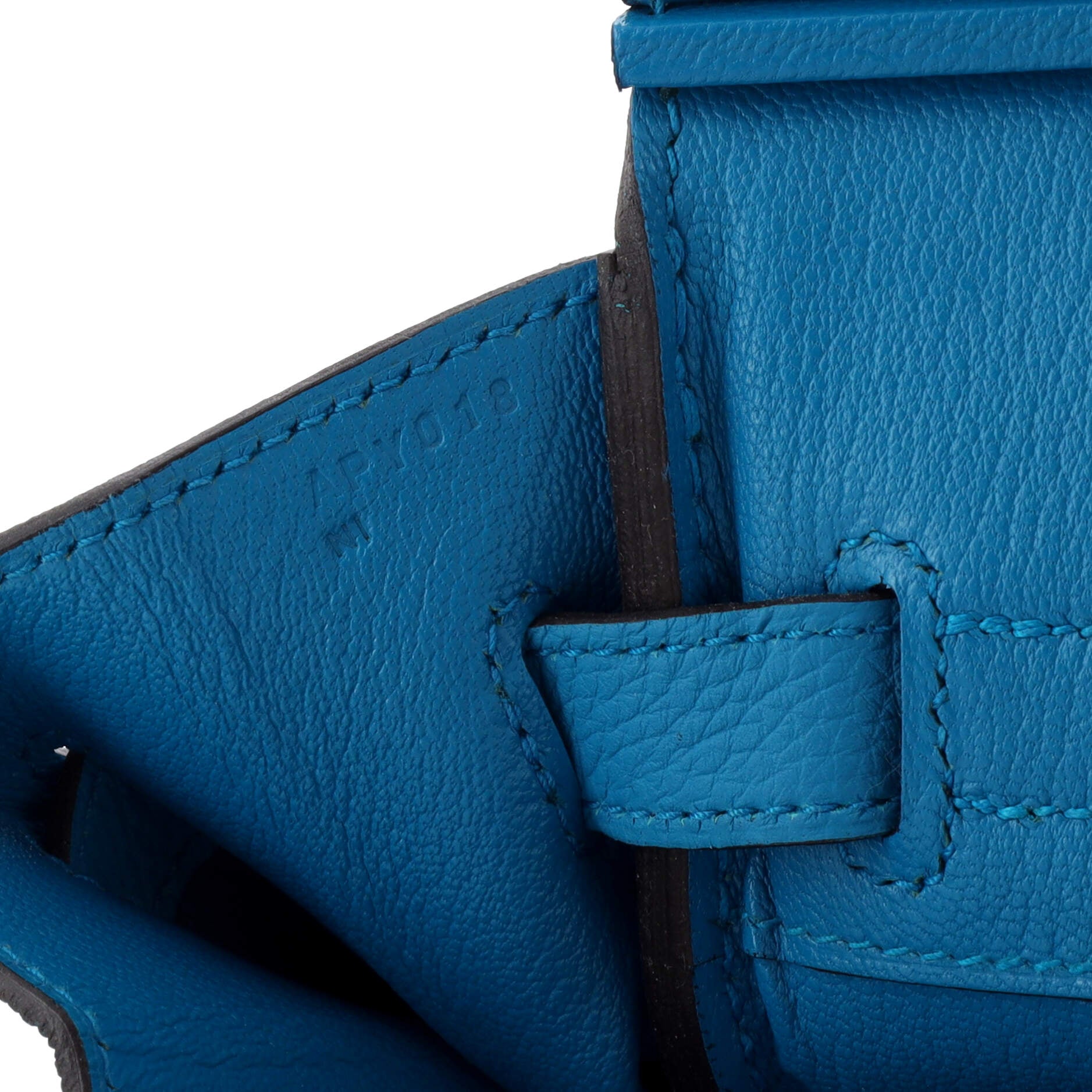 Hermes Birkin 30 Bleu Zanzibar Togo Palladium Hardware – Madison Avenue  Couture