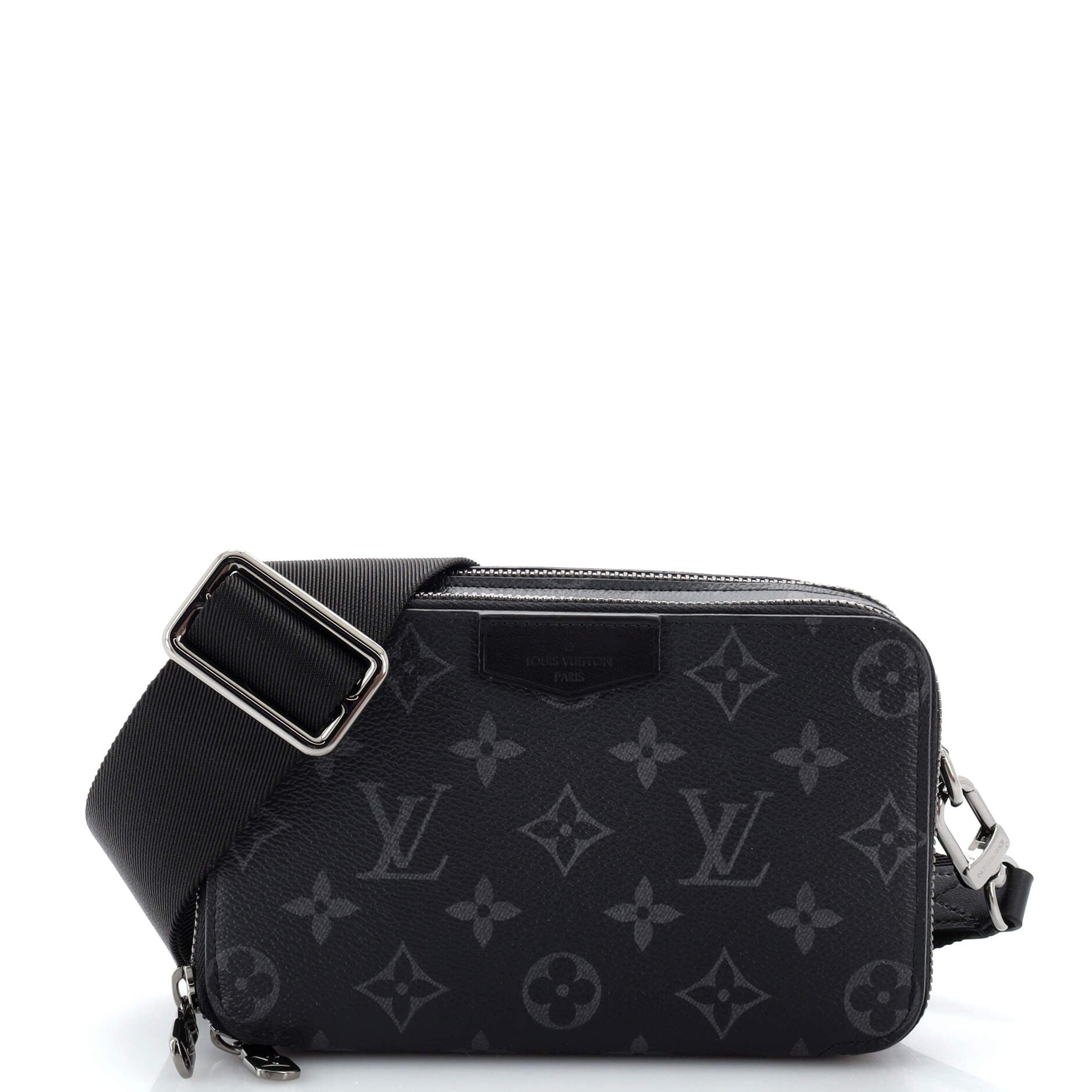 Alpha Wearable Crossbody Bag, Used & Preloved Louis Vuitton Crossbody Bag, LXR USA, Black