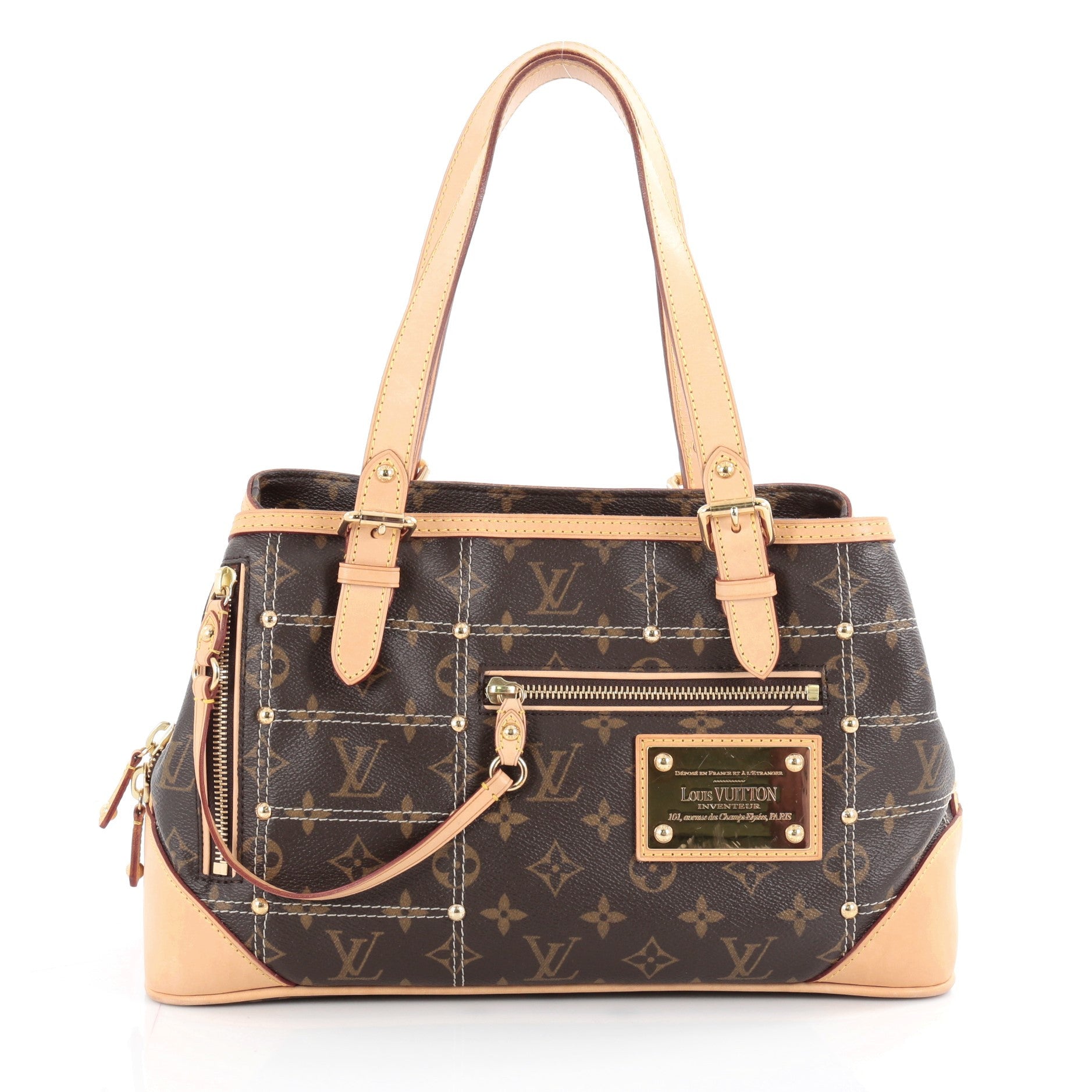 Louis Vuitton Lockme Rivets Embellished PM Shoulder Bag