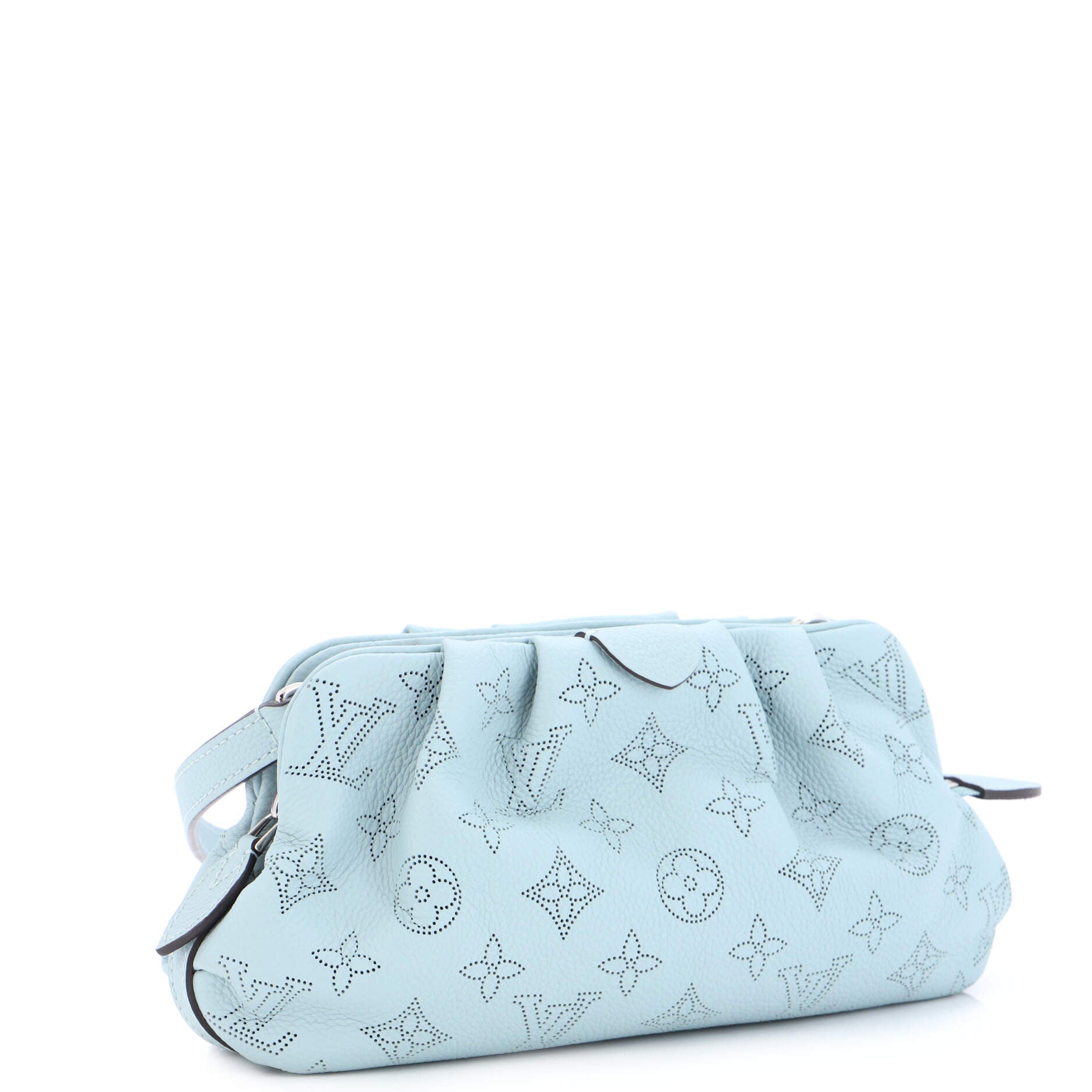 Louis Vuitton Scala Pouch Bag Mahina Leather Mini Blue 2344551
