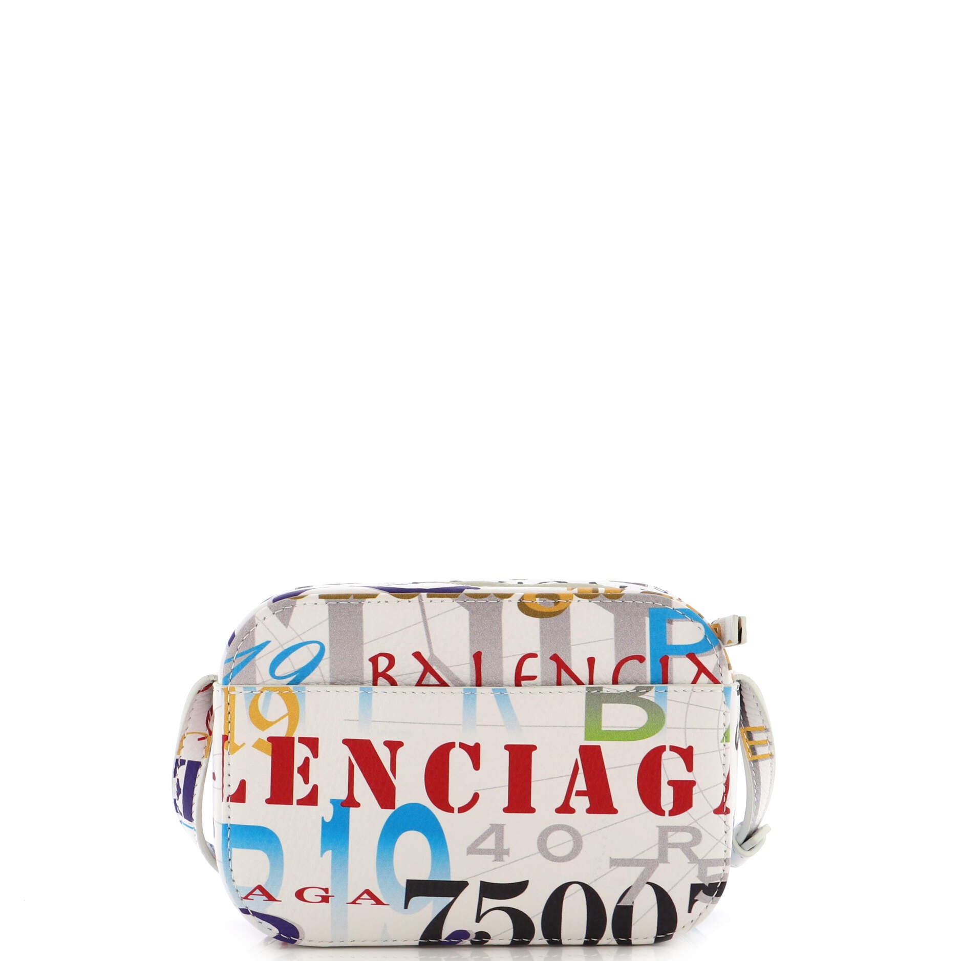Balenciaga Calfskin Logo Printed Leopard Xs Everyday Camera Bag 552372 - Balenciaga Bag