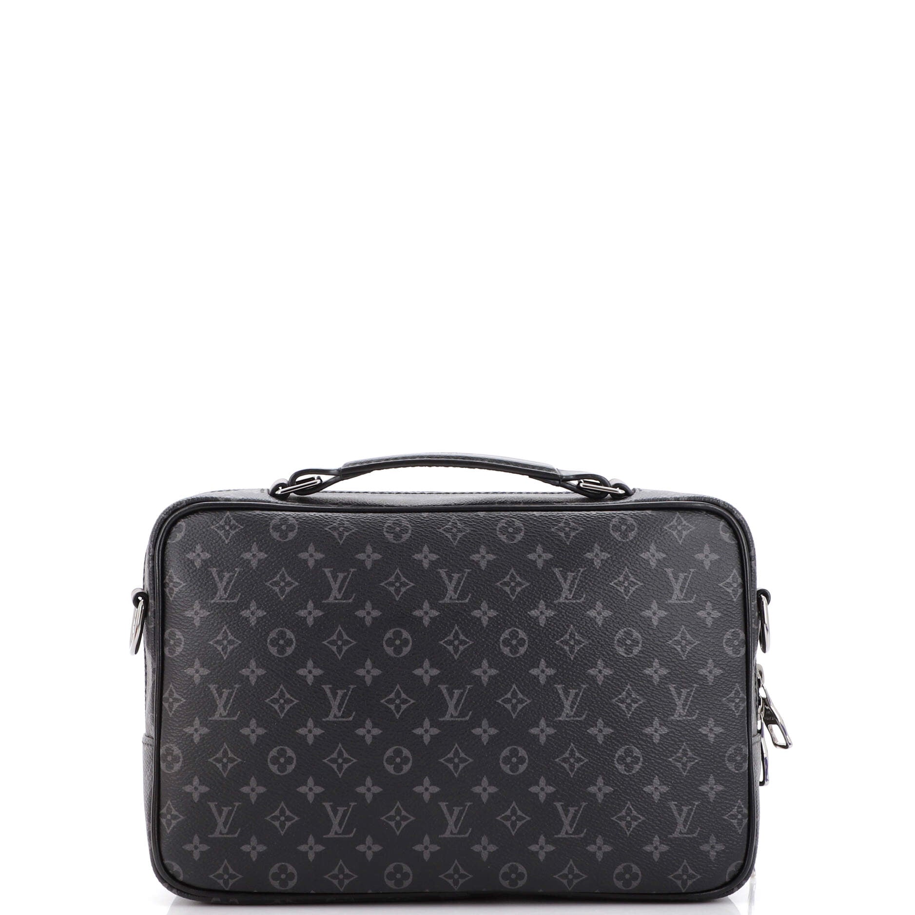 Trio messenger patent leather bag Louis Vuitton Black in Patent