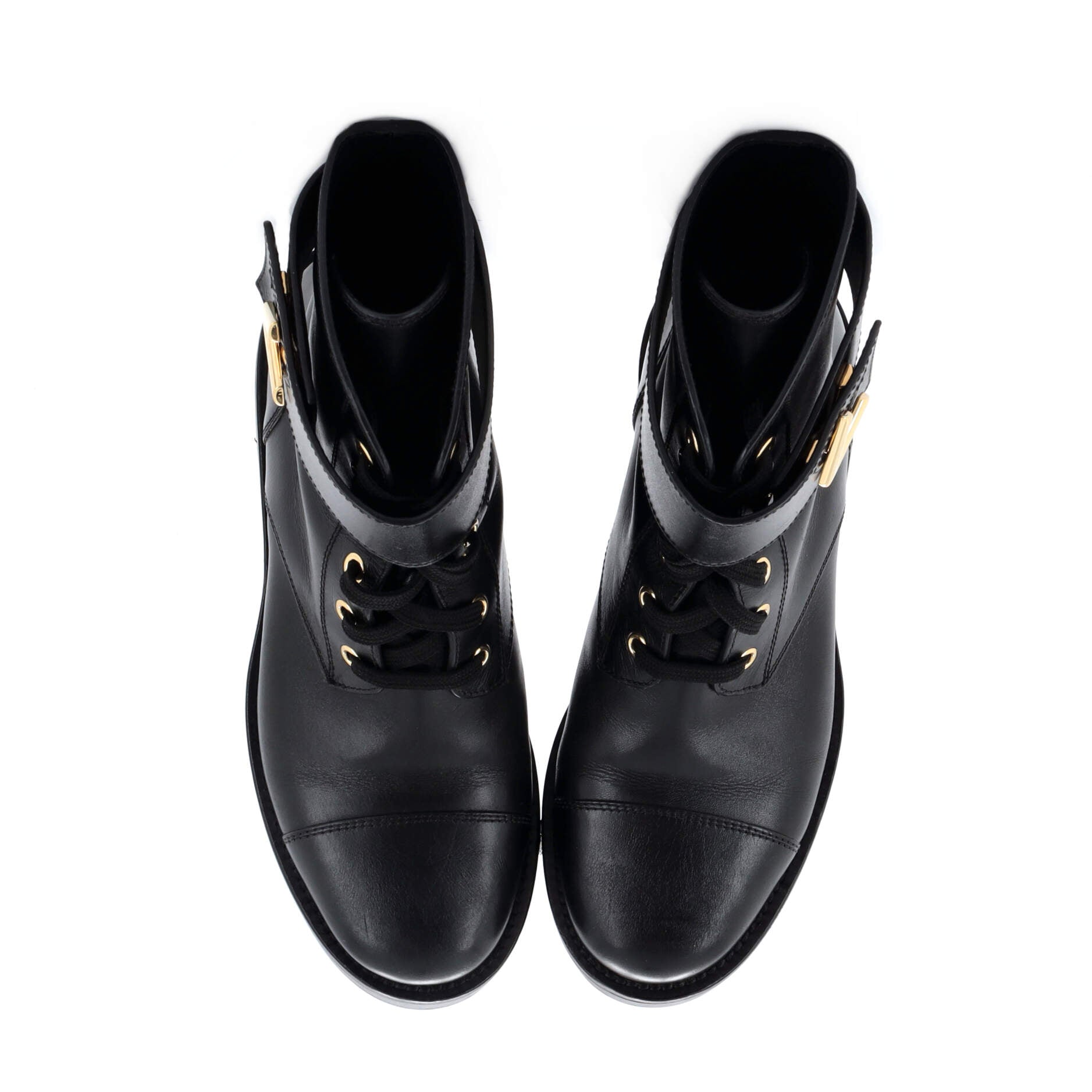 Louis Vuitton Ranger Ankle Boots in Navy Blue Leather ref.600036