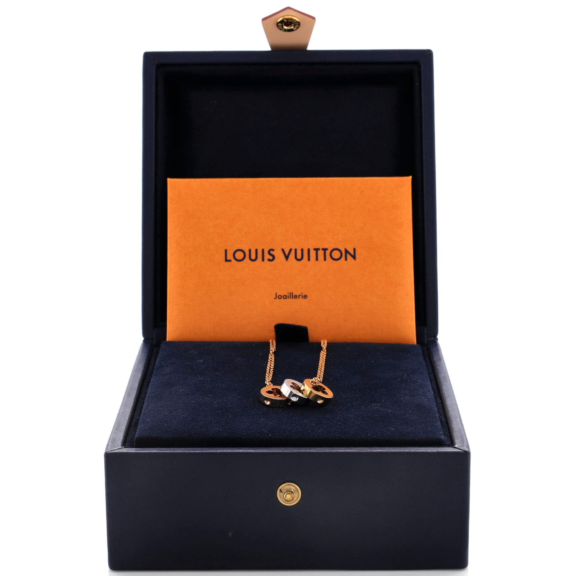Louis Vuitton LV Louise by night M00759 necklace pendant gold crystal  accessory