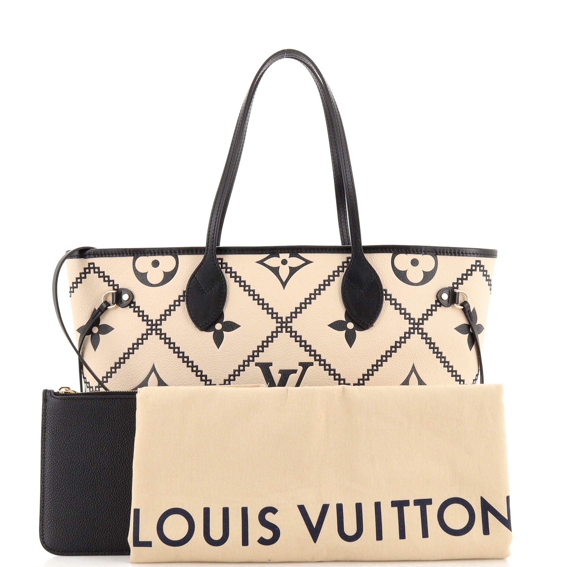 Louis Vuitton Neverfull NM Tote Monogram Empreinte Giant Broderies MM -  ShopStyle