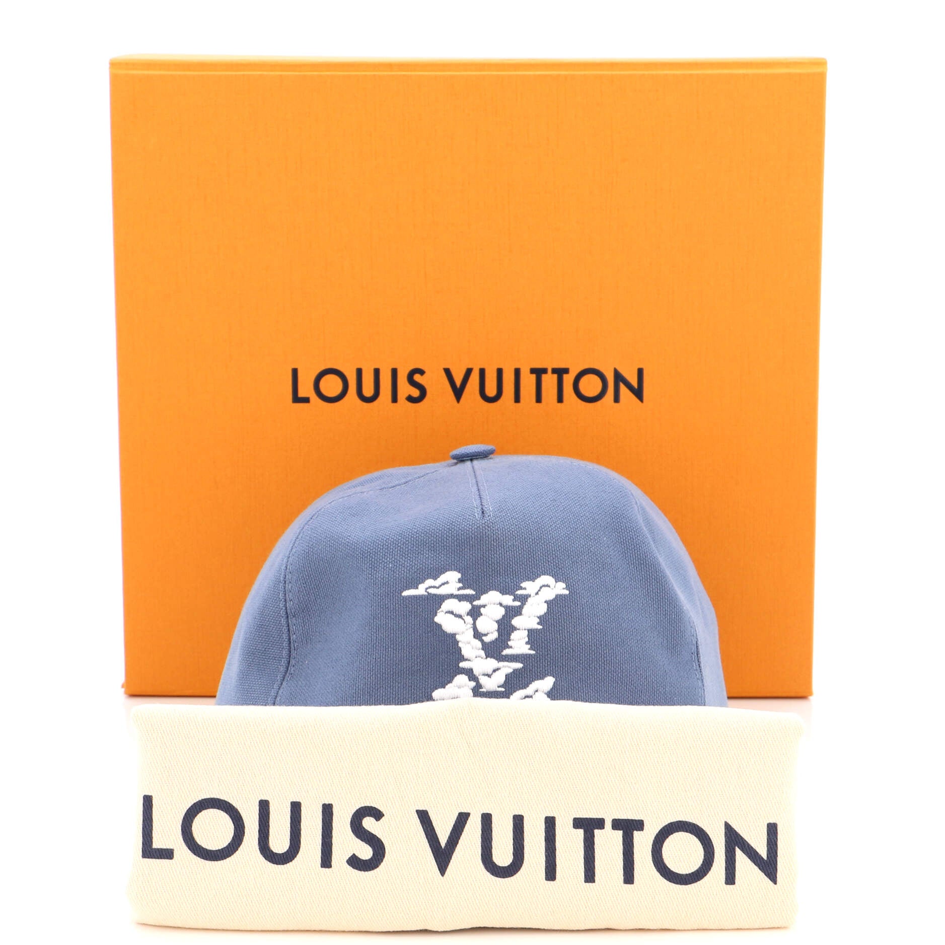 LOUIS VUITTON LEATHER MONOGRAM SHADOW CAP