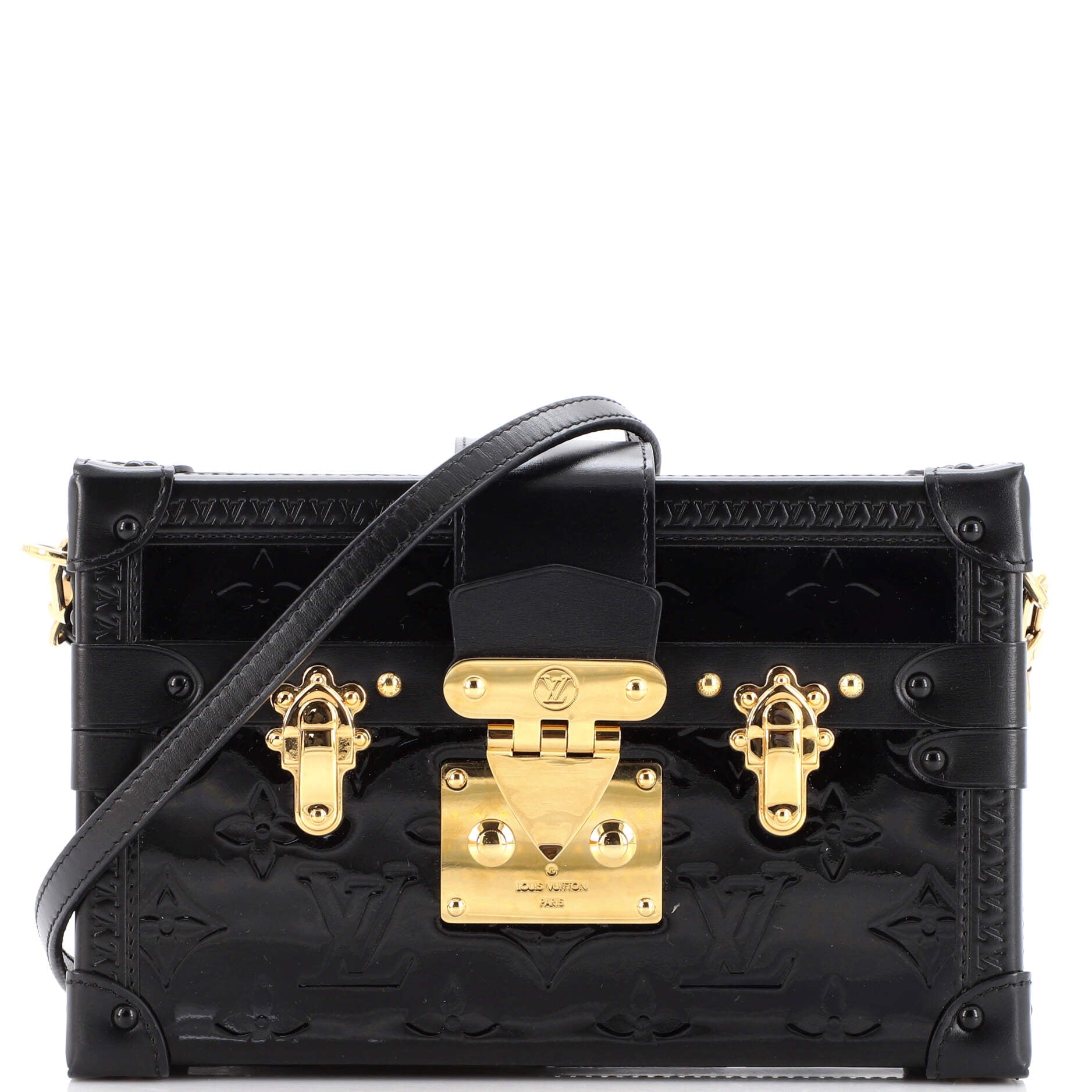 Louis Vuitton Petite Malle Small Epi Leather Clutch For Sale at