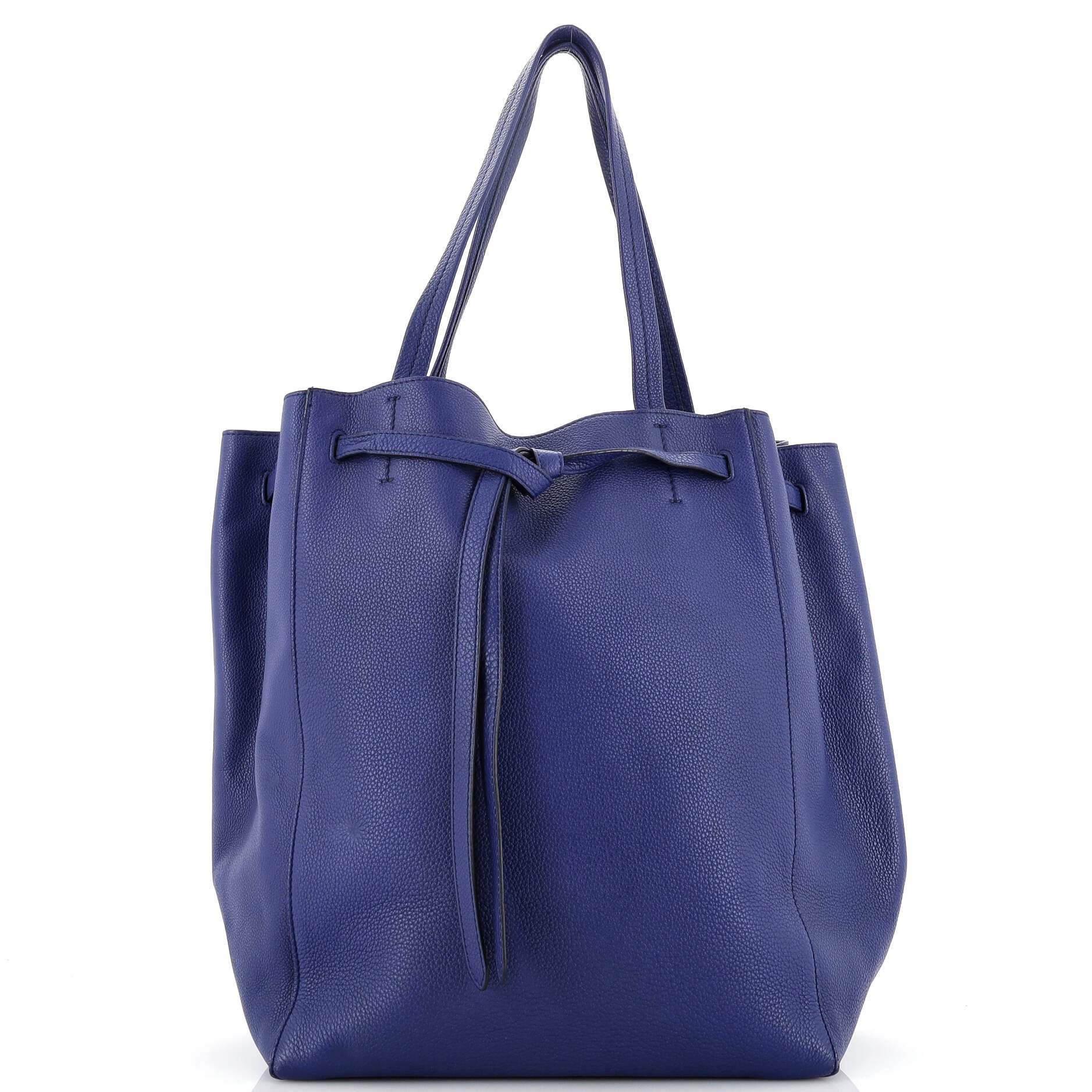 Celine Grey Coated Fabric Horizontal Phantom Medium Cabas Tote Bag