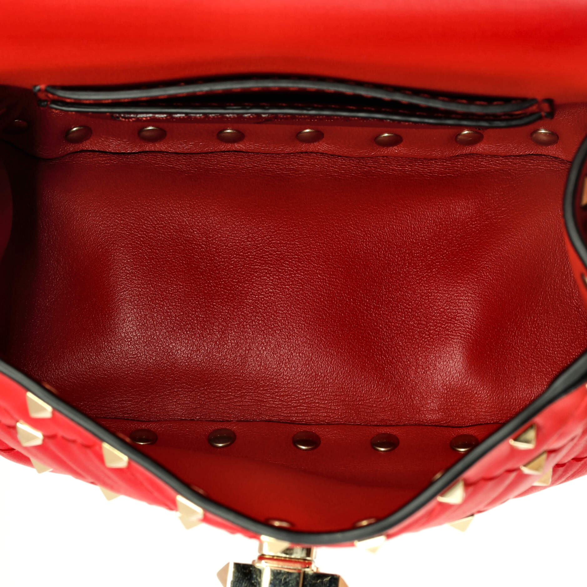 Valentino Red Candystud Top Handle Medium Bag – The Closet