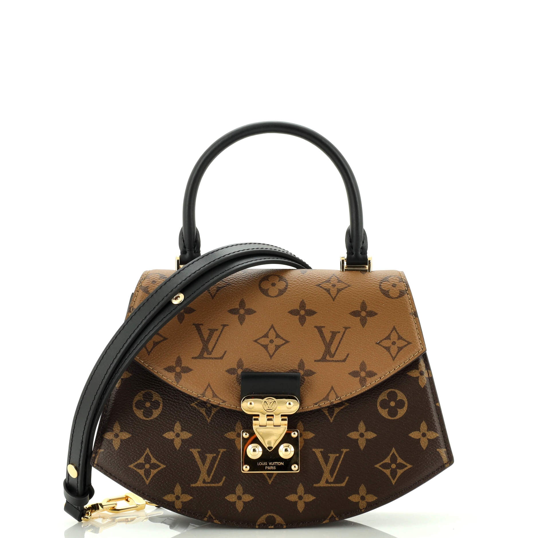 Louis Vuitton Monogram Reverse Camera Box - Brown Handle Bags